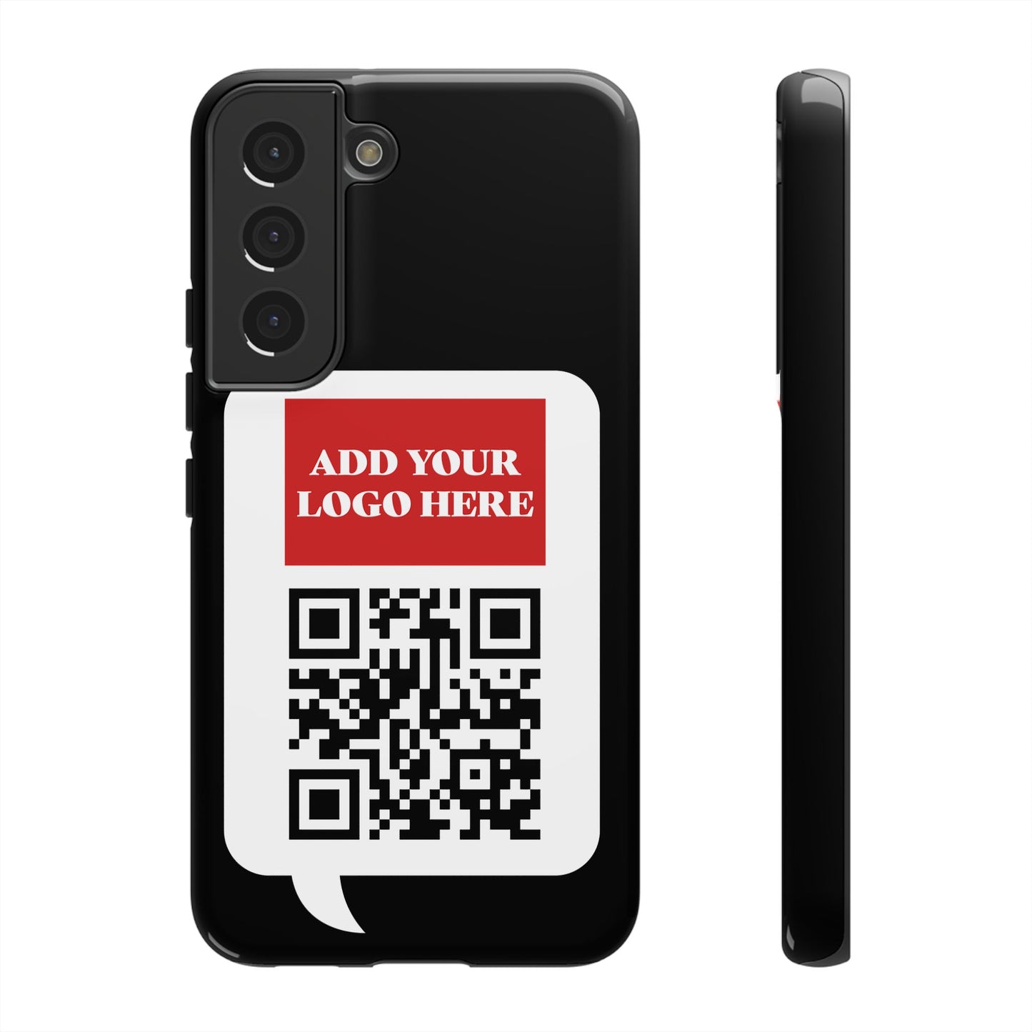Custom QR Code and Logo Tough Phone Case — Contact Case