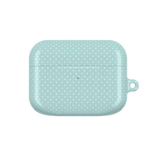 Pastel Blue Polka Dot AirPod Case — Classic Pastel Blue Polka Dot Protective Cover