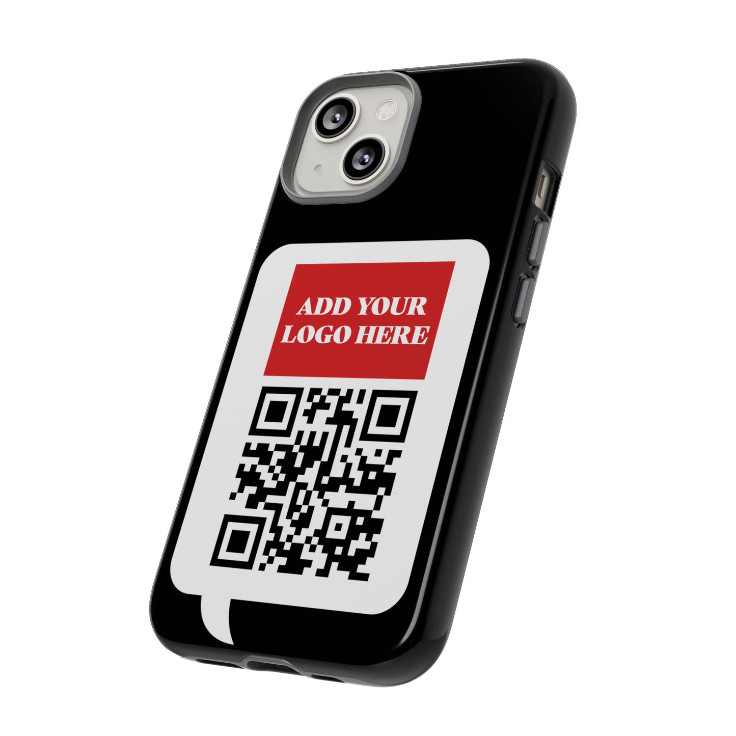 Custom QR Code and Logo Tough Phone Case — Contact Case