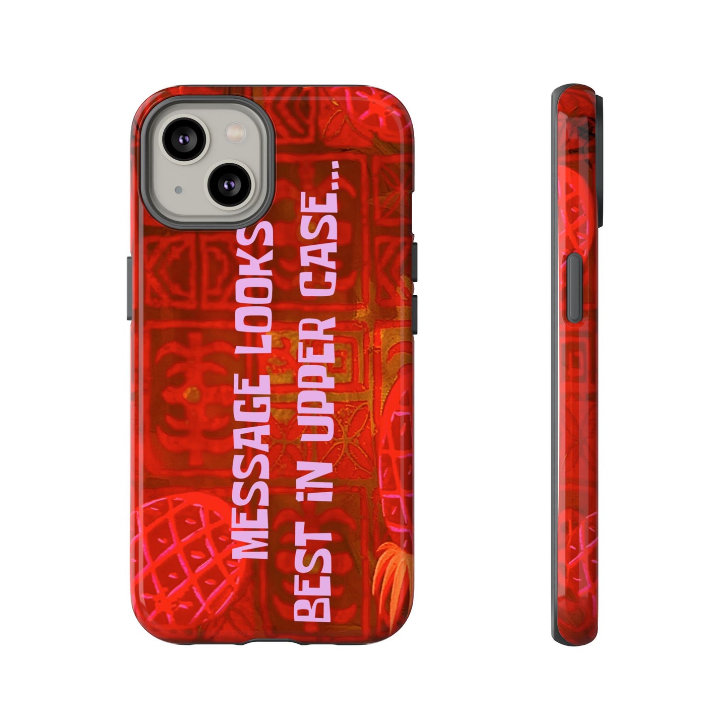 Personalised Tough Case for Apple iPhone, Samsung Galaxy and Google Pixel.