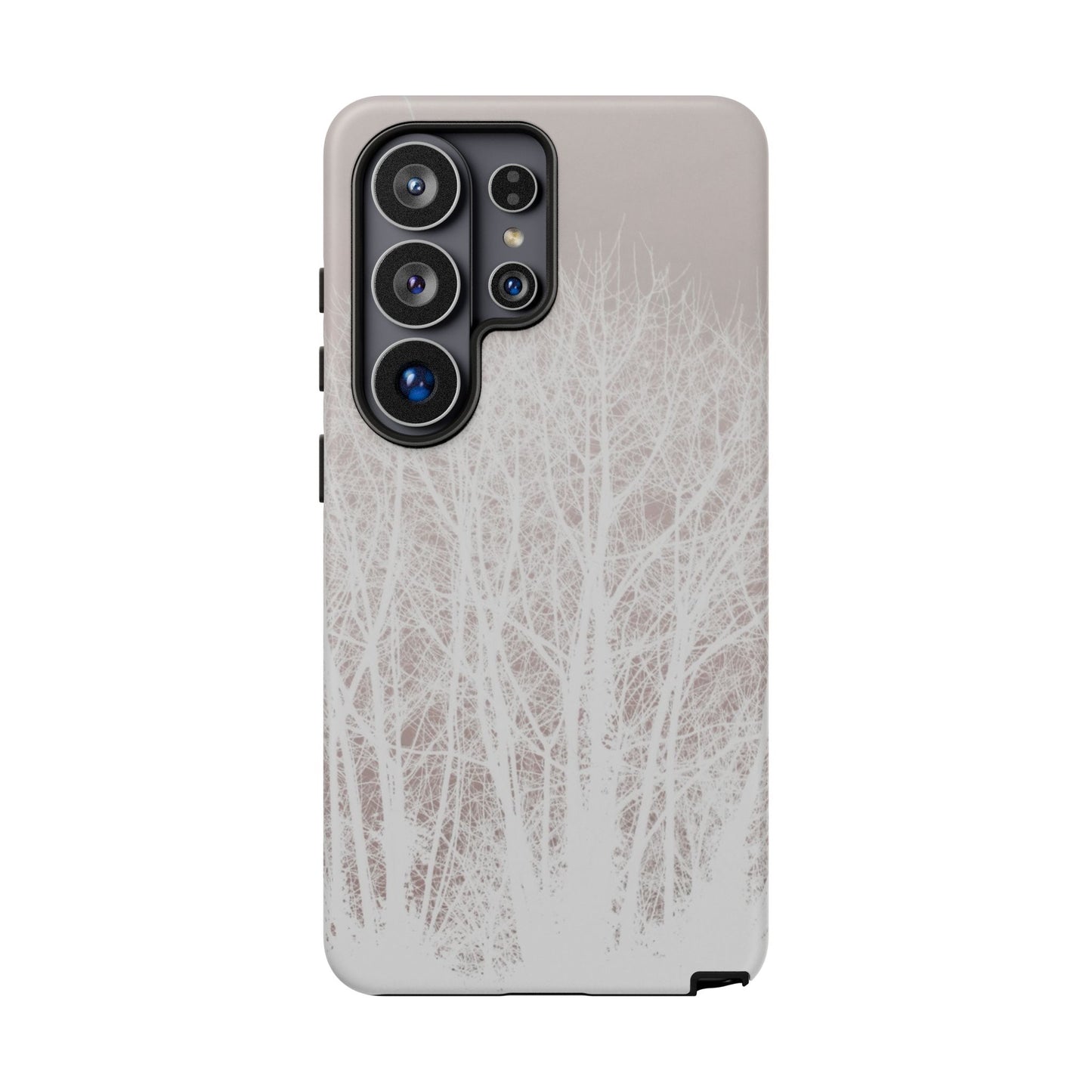 Copy of Night Forest Phone Case — Dark Tree Silhouette Protective Tough Case