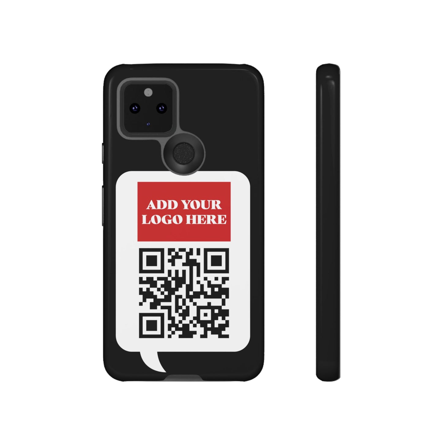 Custom QR Code and Logo Tough Phone Case — Contact Case