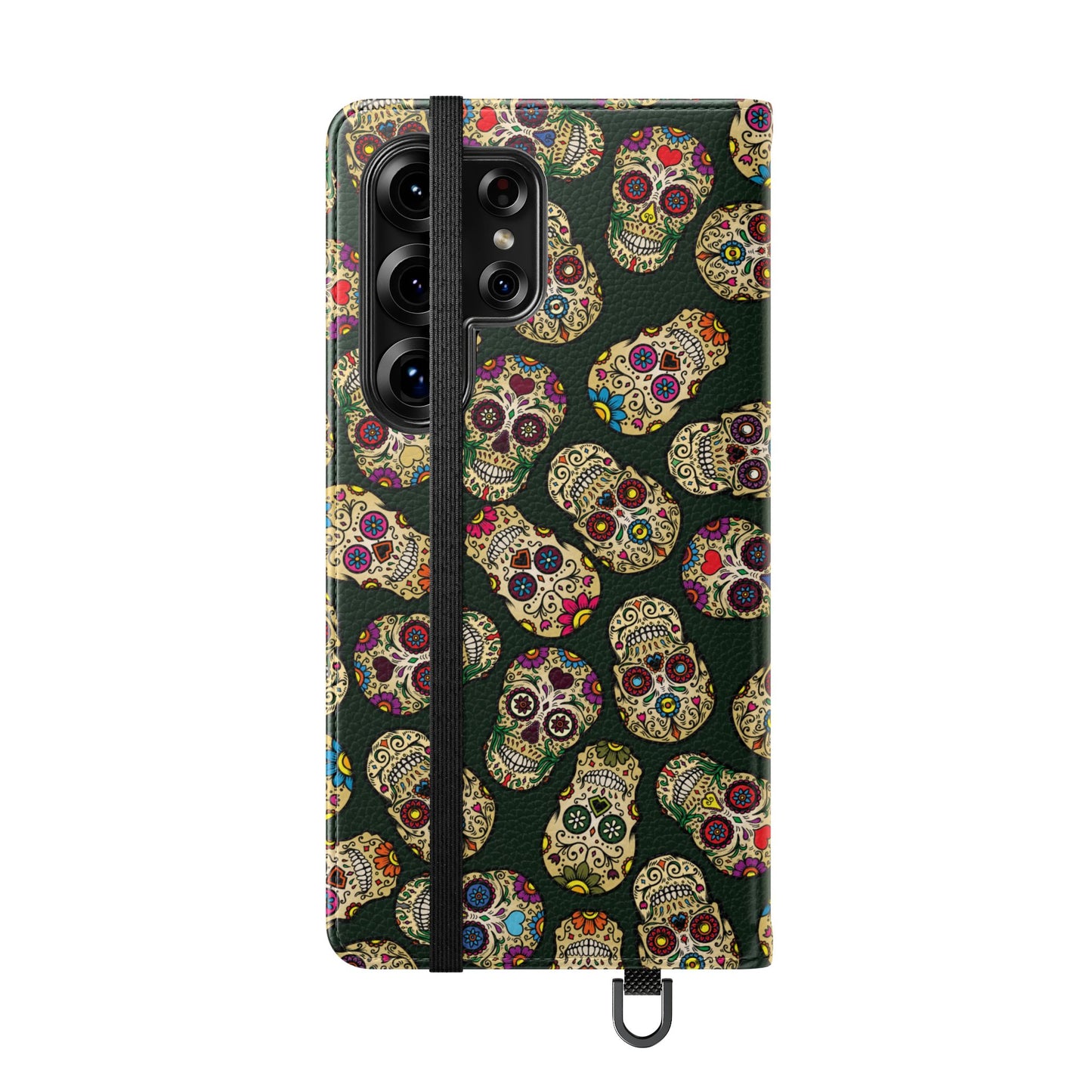 Sugar Skulls Flip Phone Case — Flip Wallet Cover