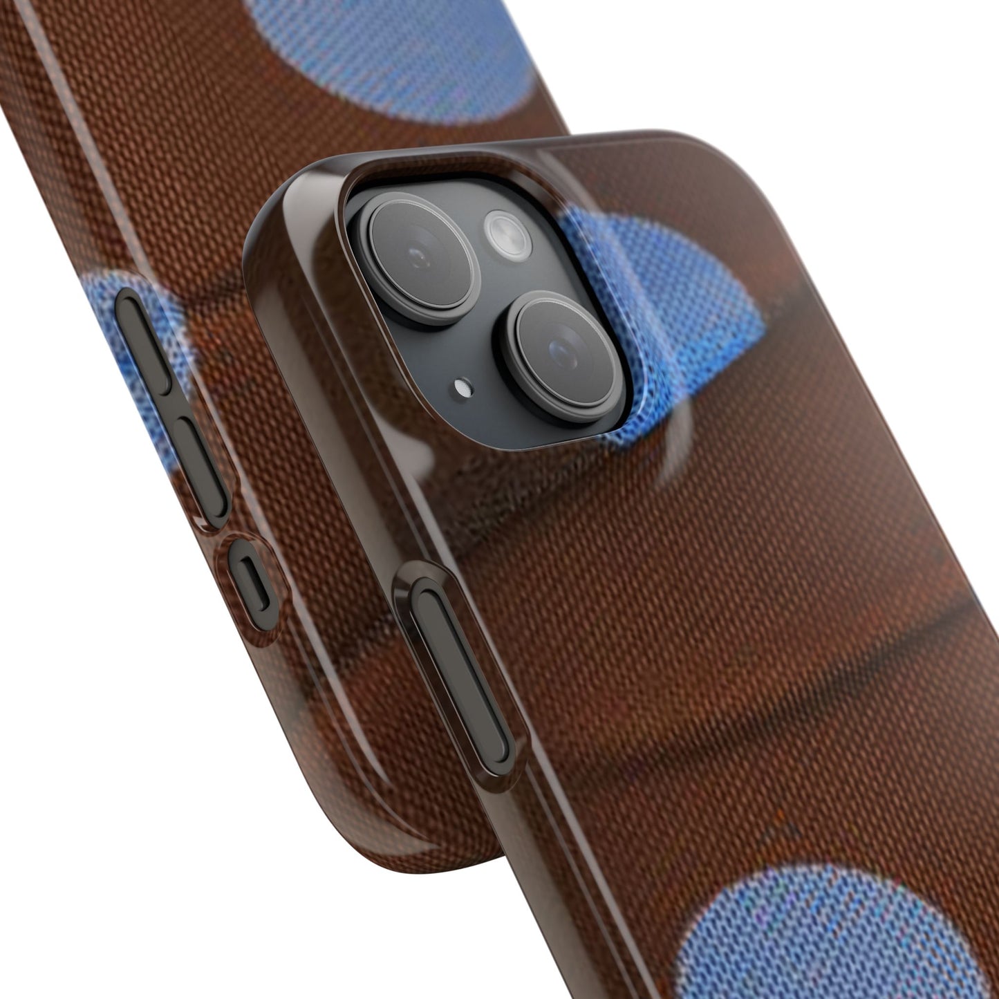 Polka Dot Snap Phone Case for Apple iPhone, Samsung Galaxy and Google Pixel.
