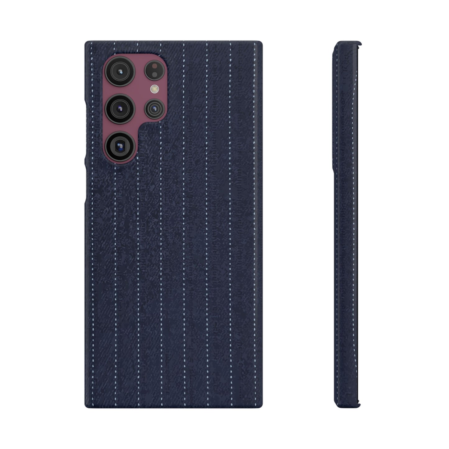 Pinstripe Snap Phone Case — Slim Protective iPhone Cover