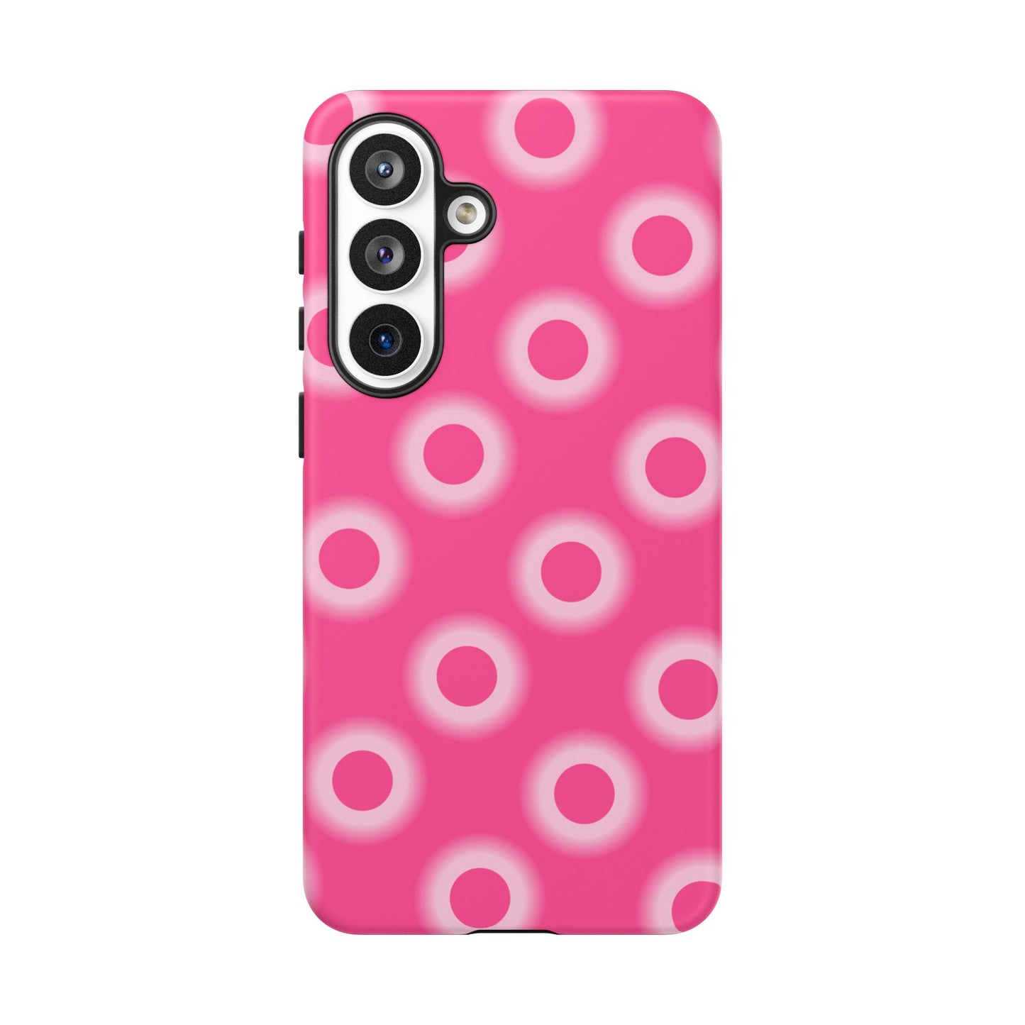 Pink Retro Dot Tough Phone Case