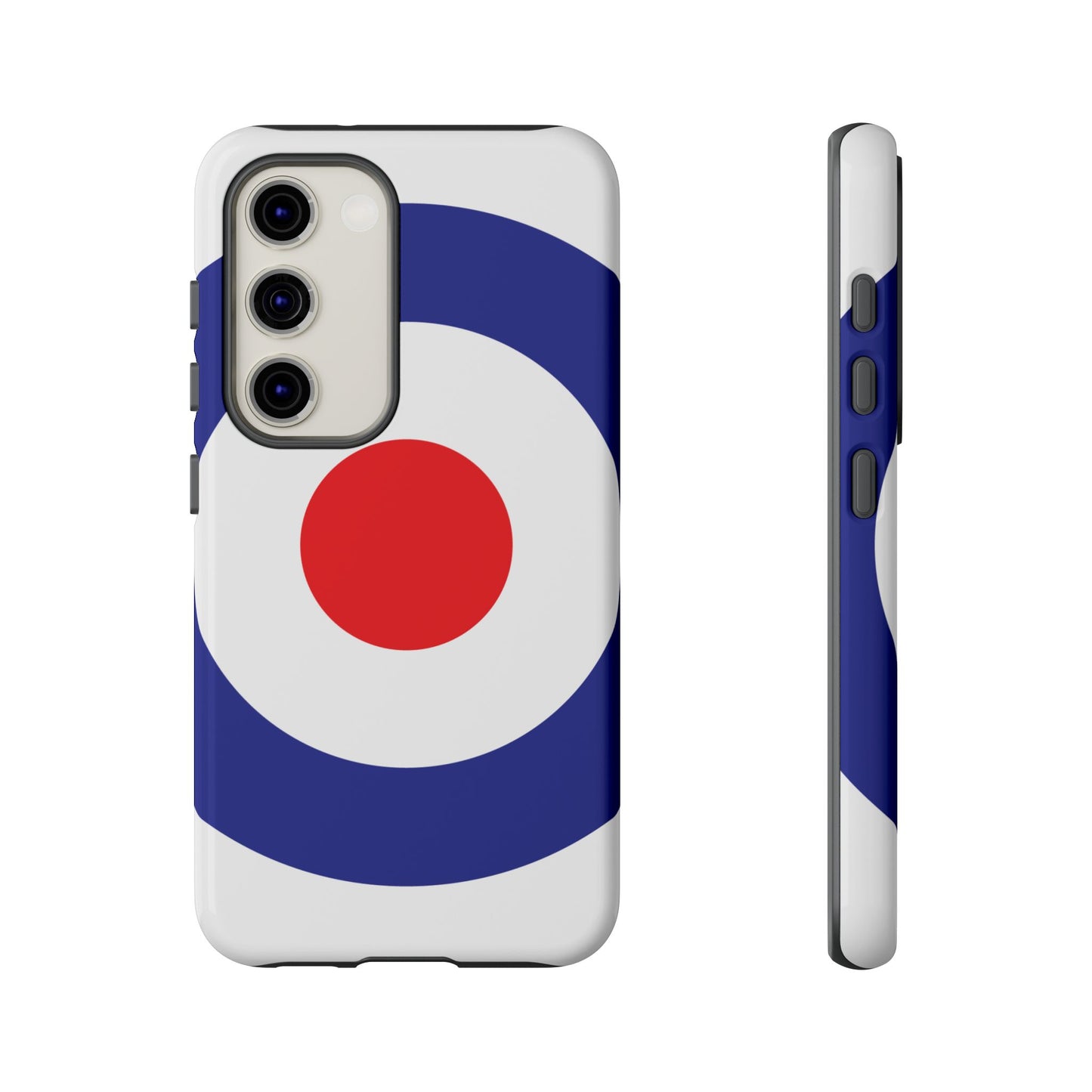 Retro Target Mod Roundel Tough Phone Case for Apple iPhone, Samsung Galaxy and Google Pixel.