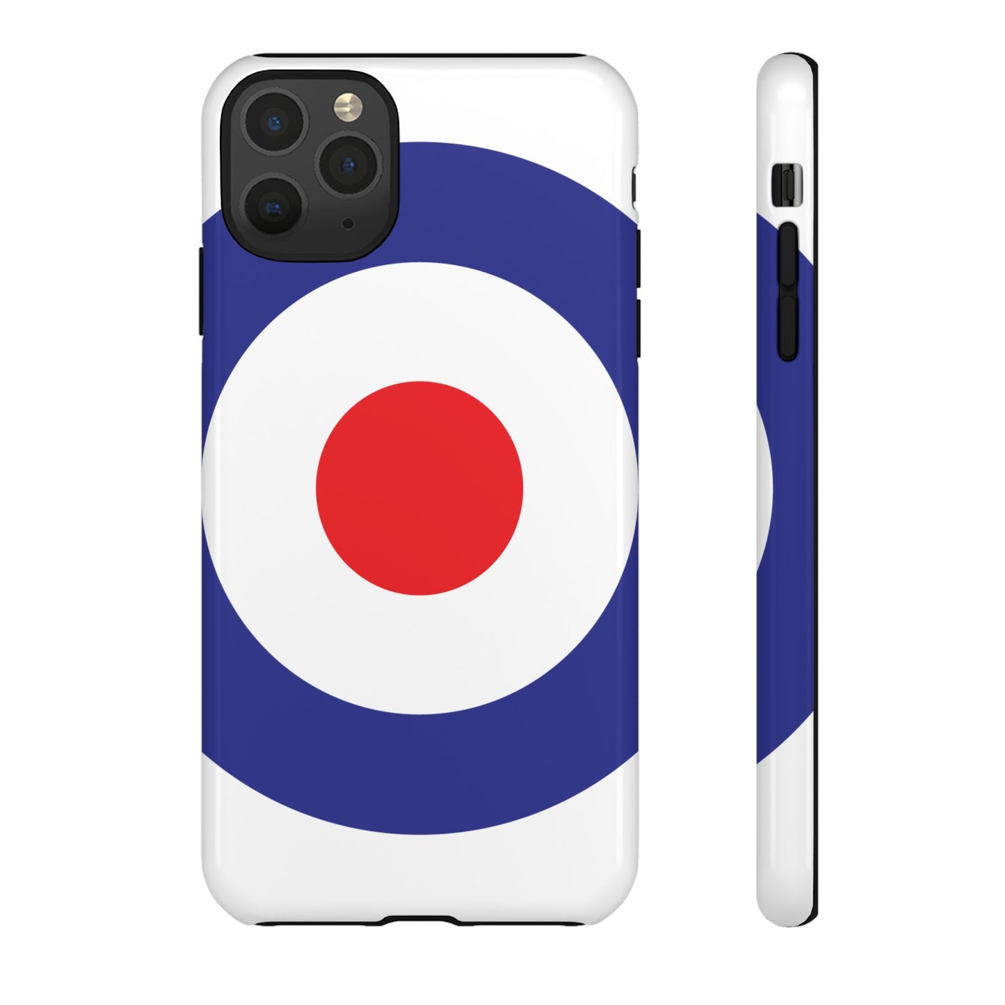 Retro Target Mod Roundel Tough Phone Case for Apple iPhone, Samsung Galaxy and Google Pixel.