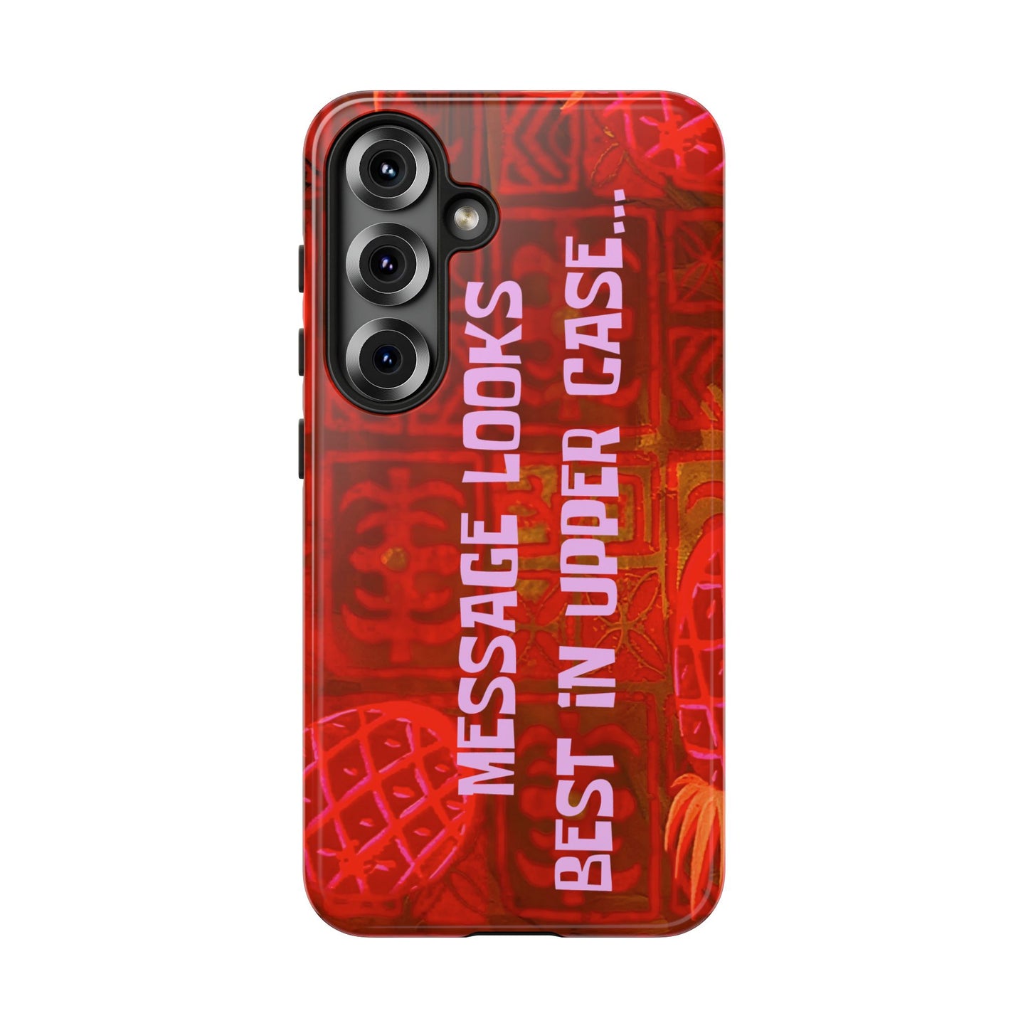Personalised Tough Case for Apple iPhone, Samsung Galaxy and Google Pixel.