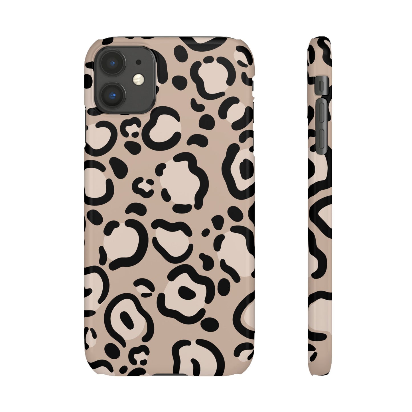 Leopard Print Slim Case — Phone Cover for Apple iPhone, Samsung Galaxy and Google Pixel.