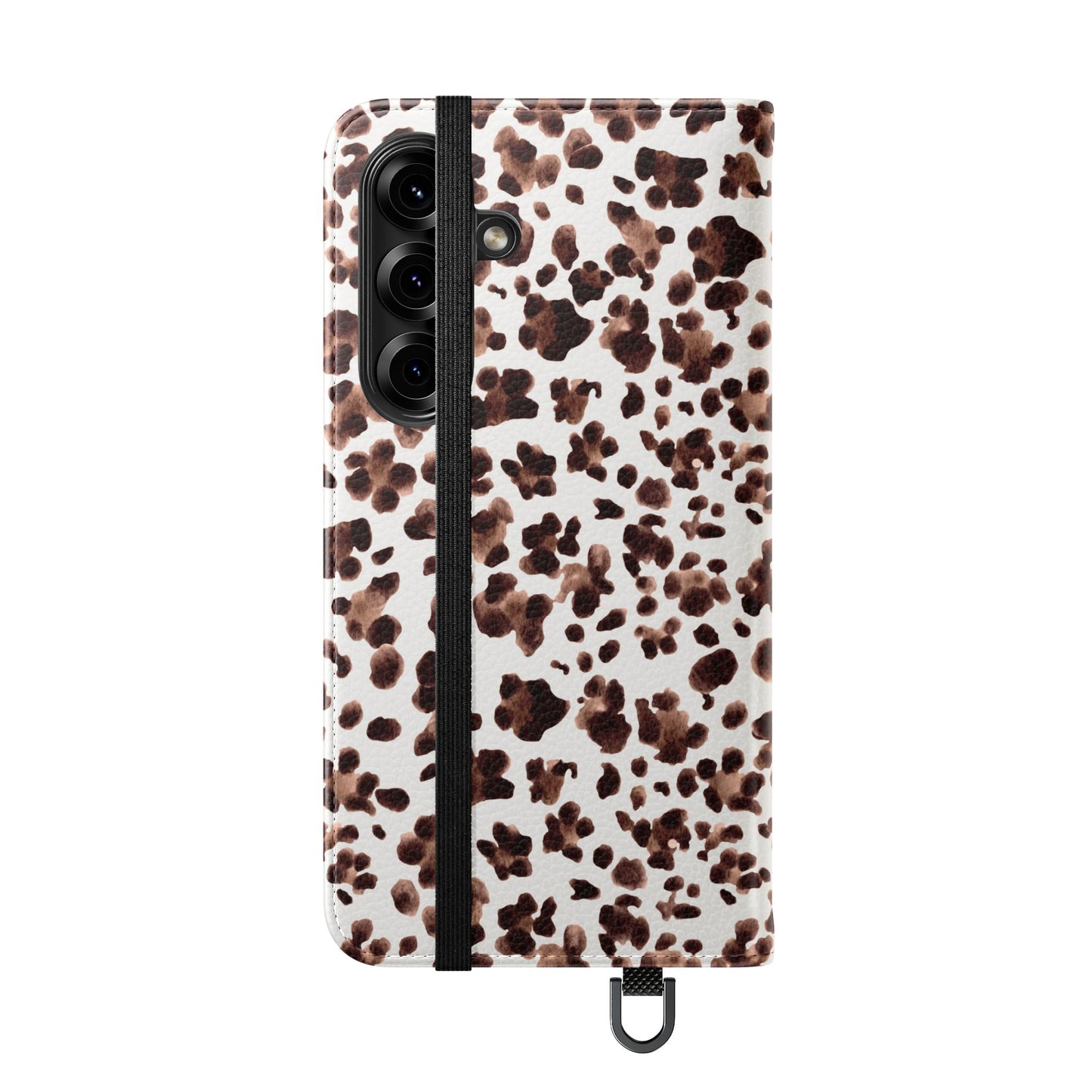 Leopard Print Flip Phone Case — Cardholder Wallet Flip Case