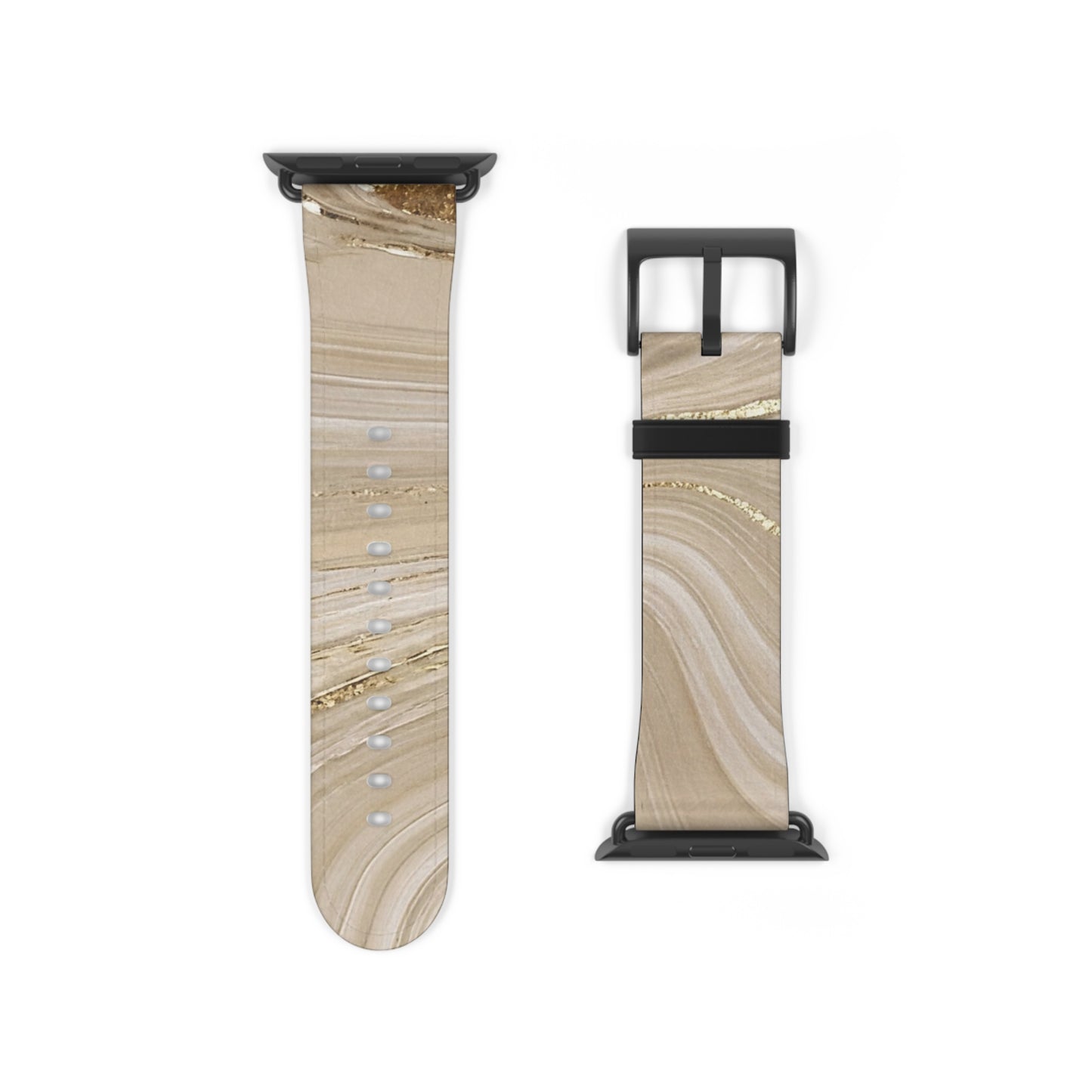 Marble Swirl Watch Band — Neutral Beige Apple Watch Strap