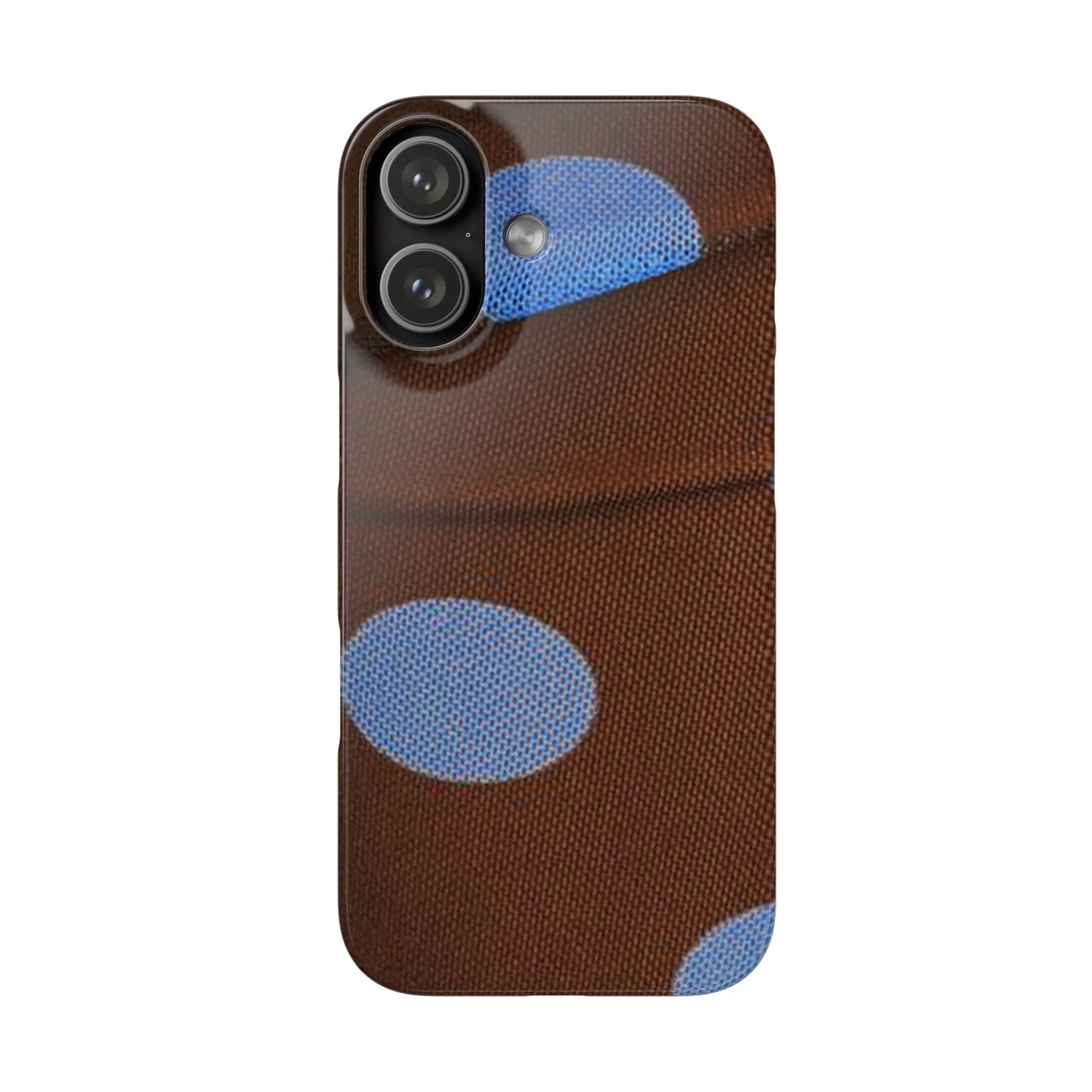 Polka Dot Snap Phone Case for Apple iPhone, Samsung Galaxy and Google Pixel.