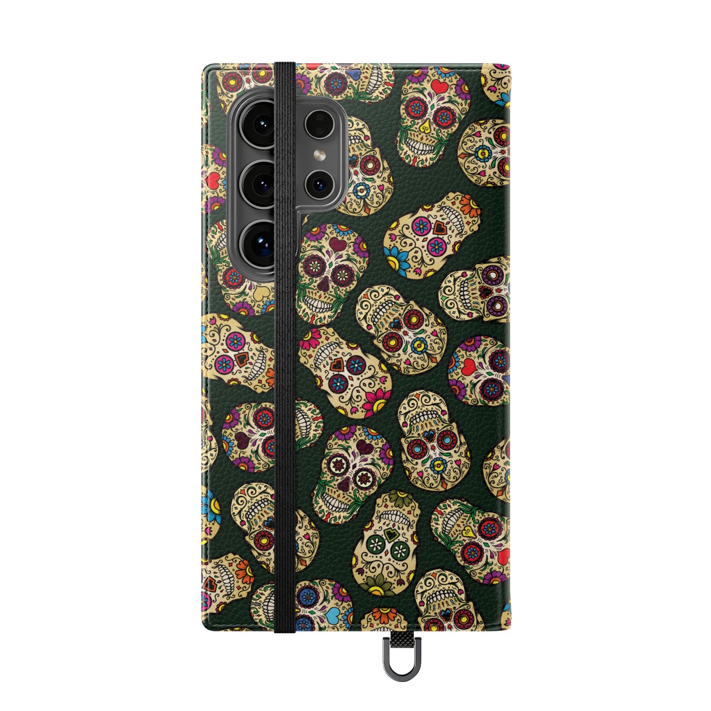 Sugar Skulls Flip Phone Case — Flip Wallet Cover