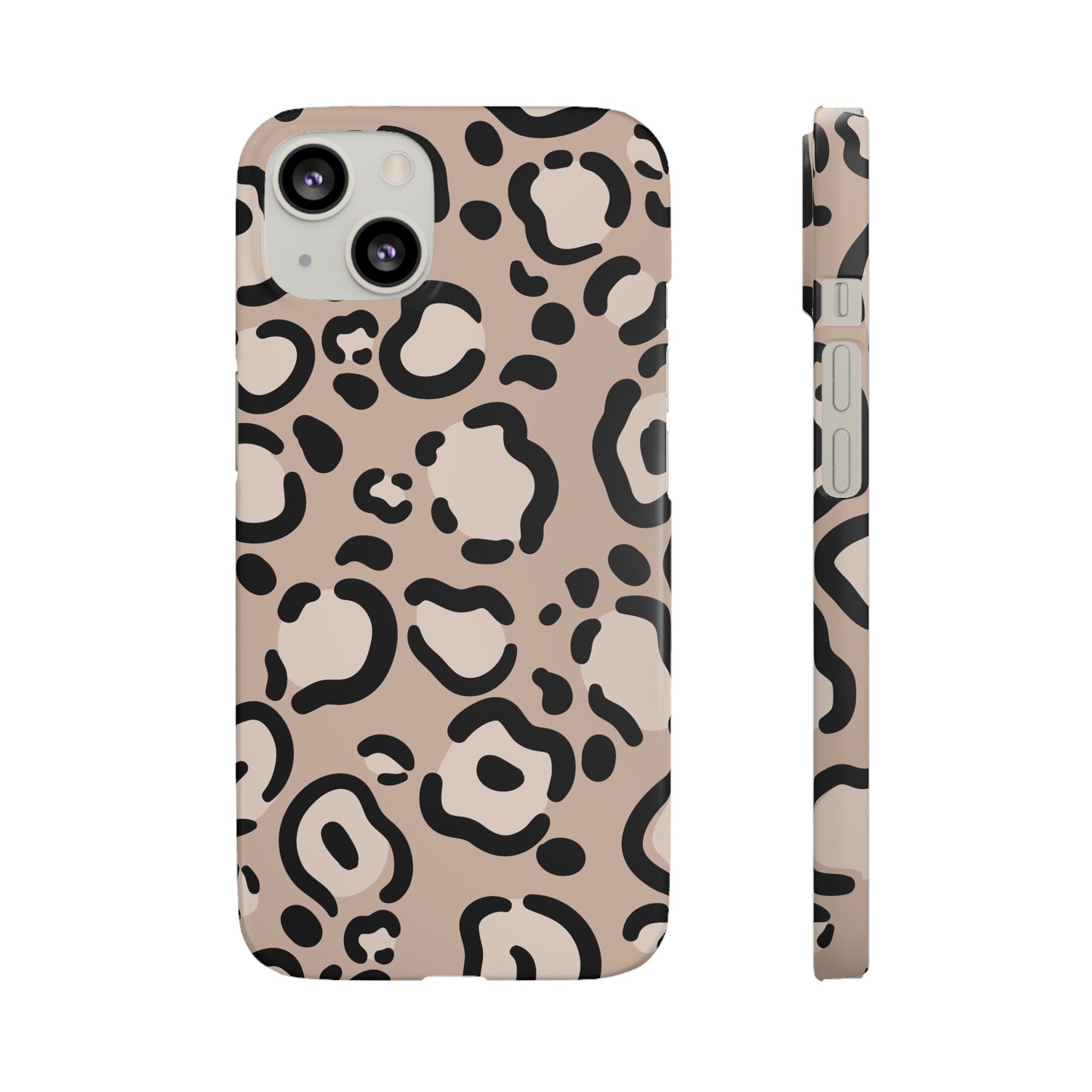Leopard Print Slim Case — Phone Cover for Apple iPhone, Samsung Galaxy and Google Pixel.