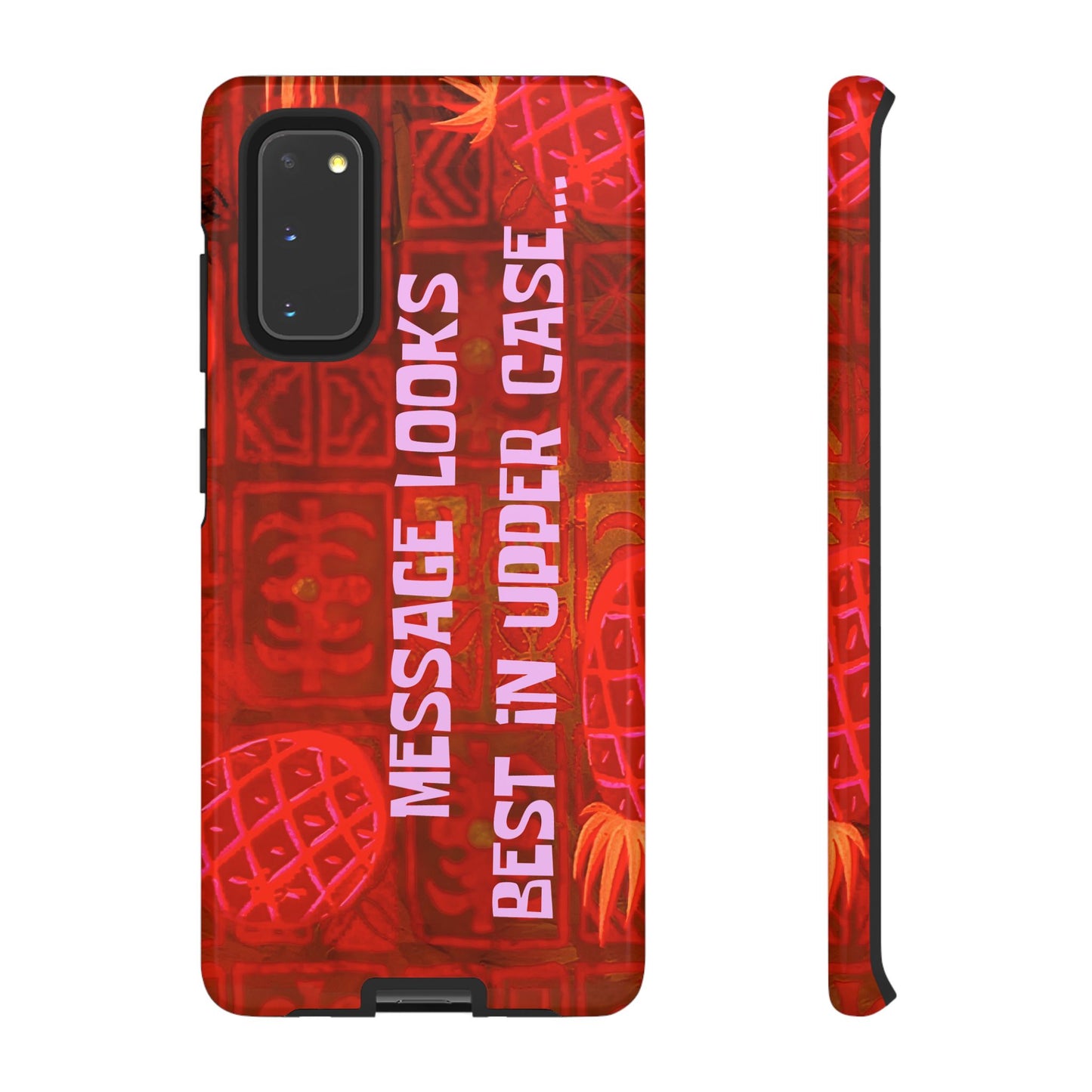 Personalised Tough Case for Apple iPhone, Samsung Galaxy and Google Pixel.