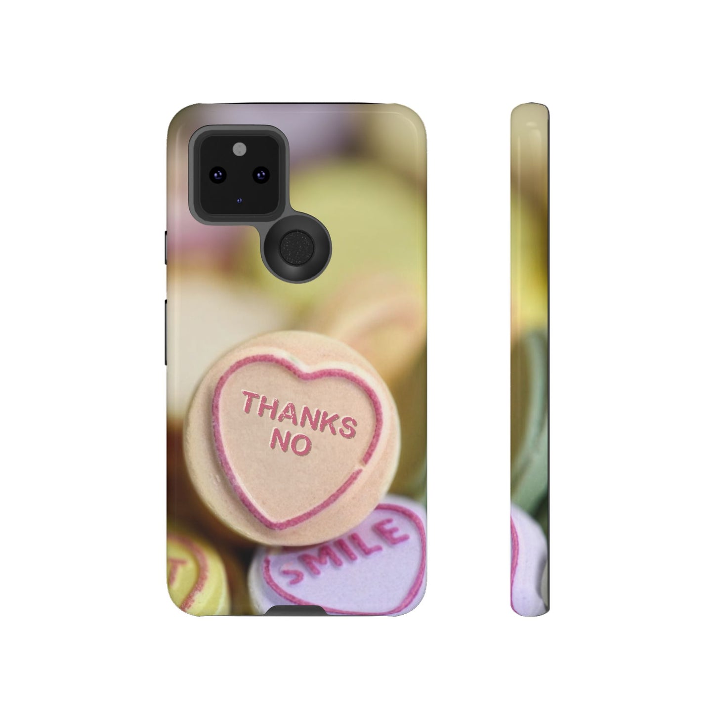 Personalised Love Heart Tough Case for Apple iPhone, Samsung Galaxy and Google Pixel.