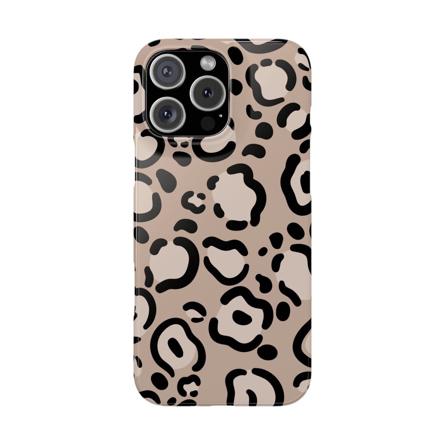 Leopard Print Slim Case — Phone Cover for Apple iPhone, Samsung Galaxy and Google Pixel.
