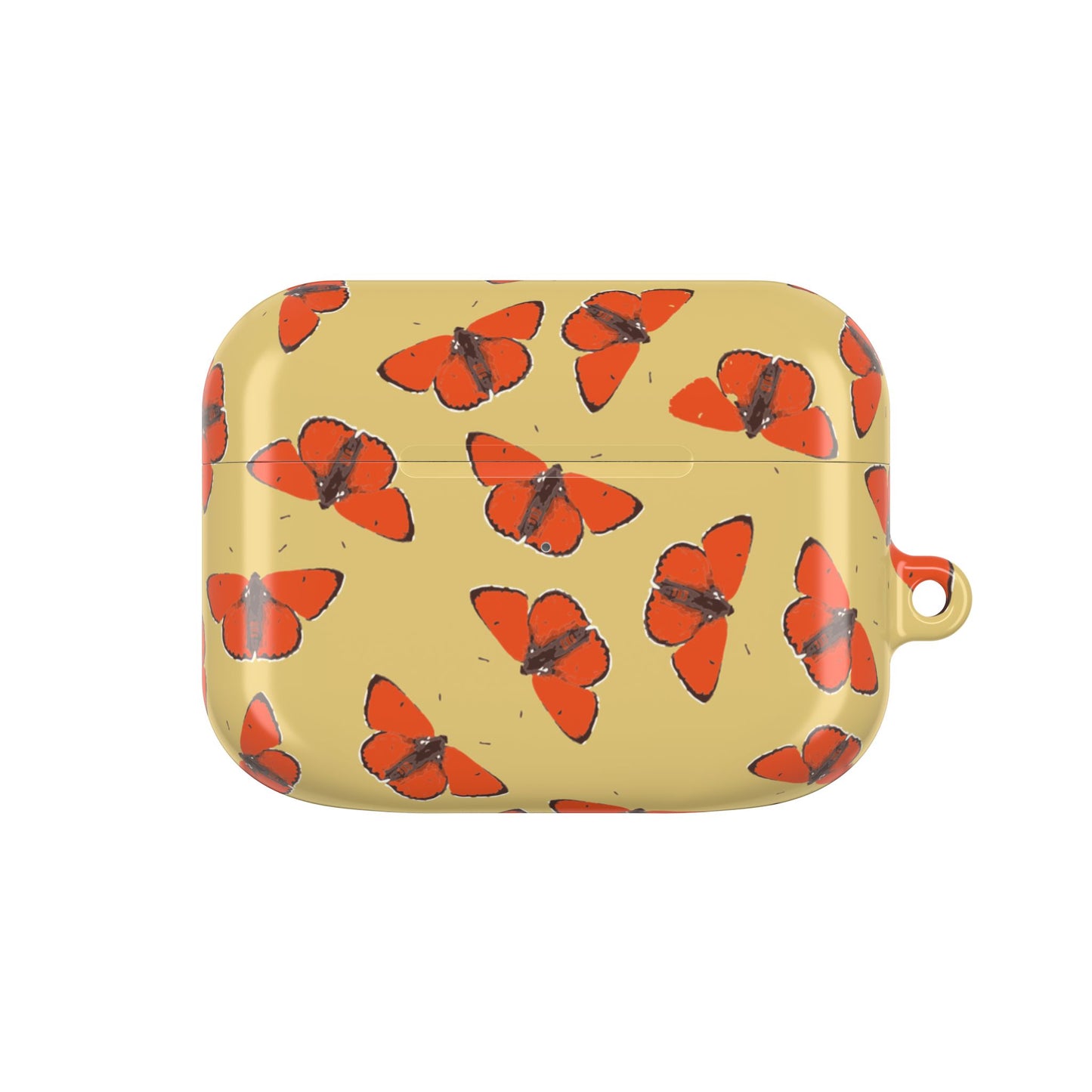 Red Butterfly AirPod Case — Protective Cover