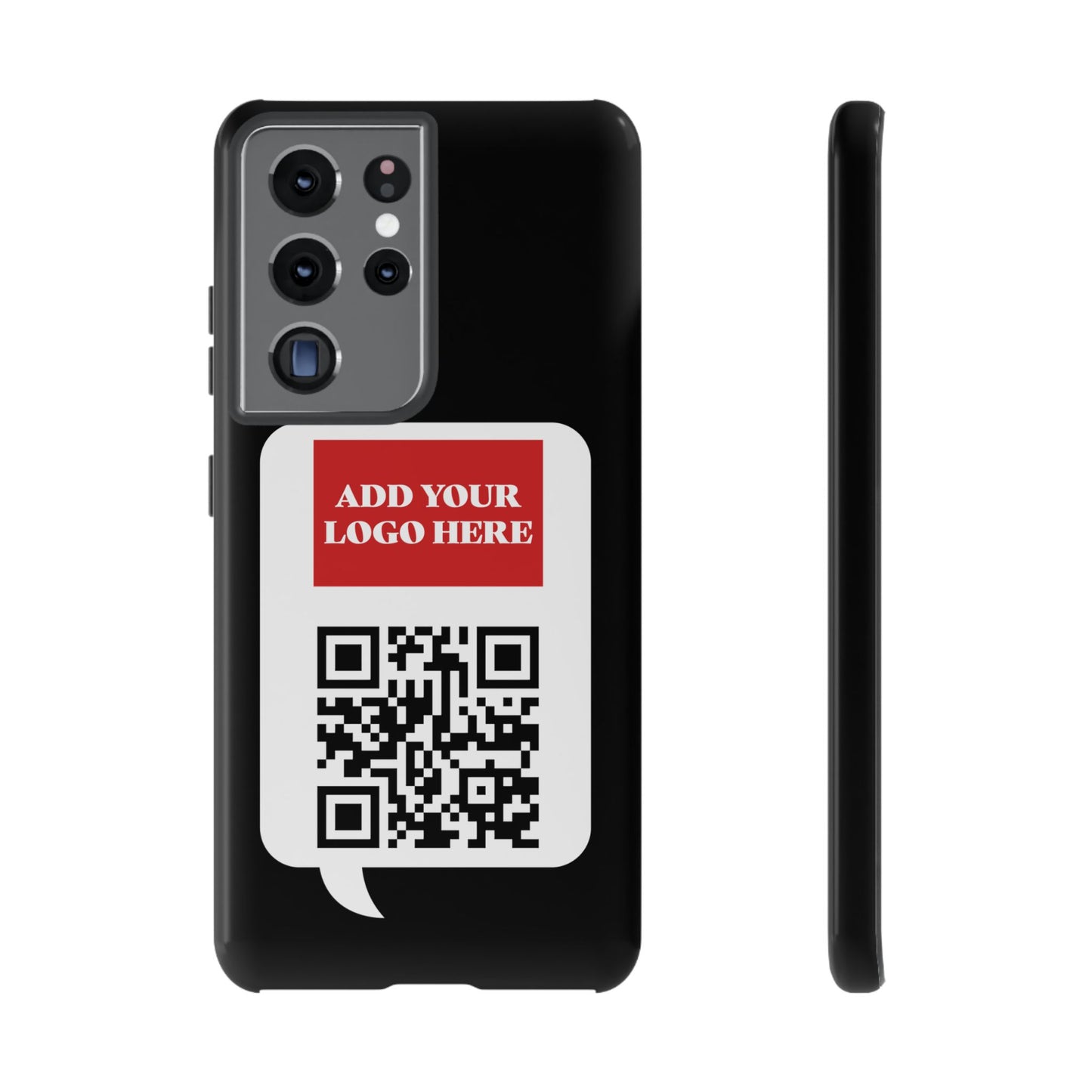 Custom QR Code and Logo Tough Phone Case — Contact Case