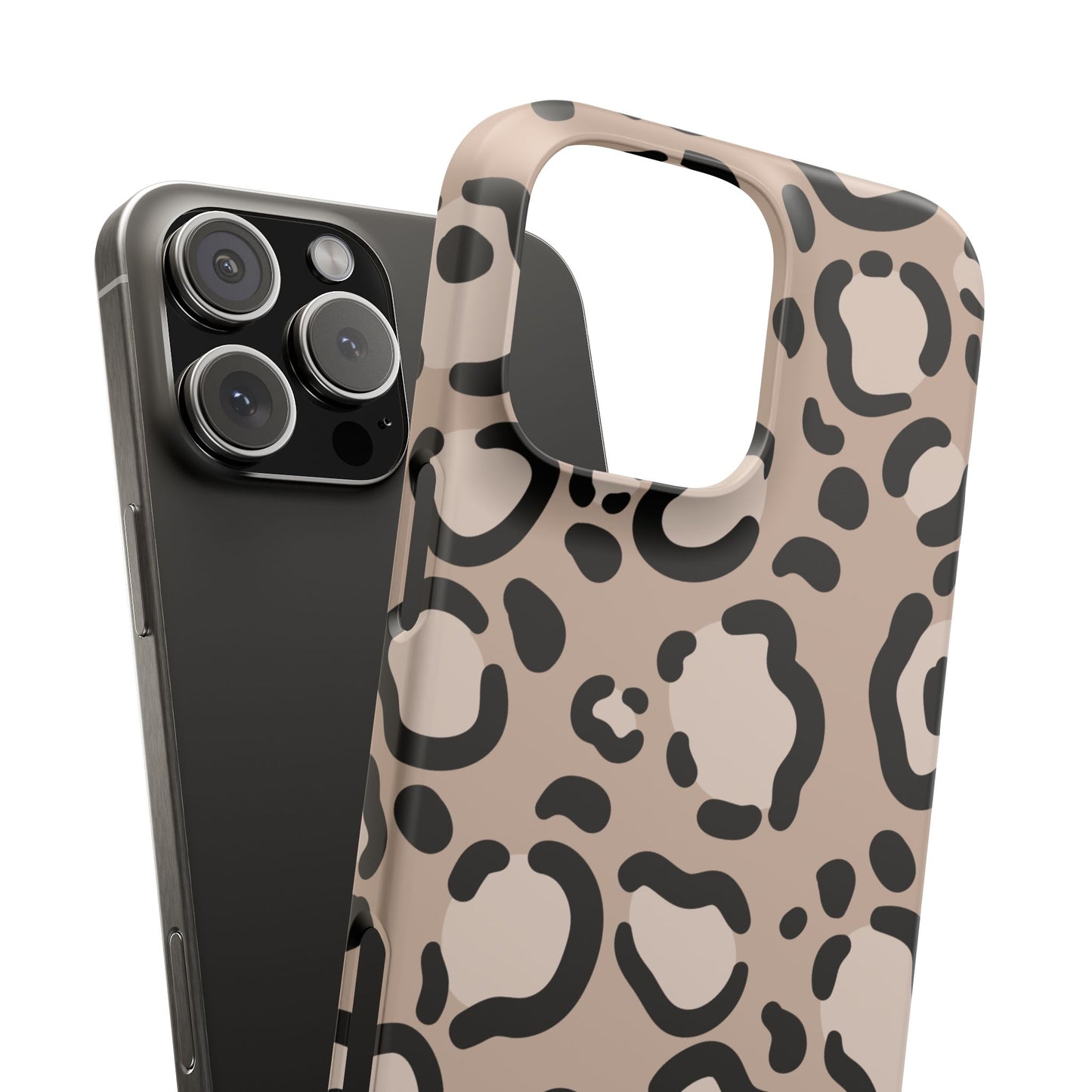 Leopard Print Slim Case — Phone Cover for Apple iPhone, Samsung Galaxy and Google Pixel.
