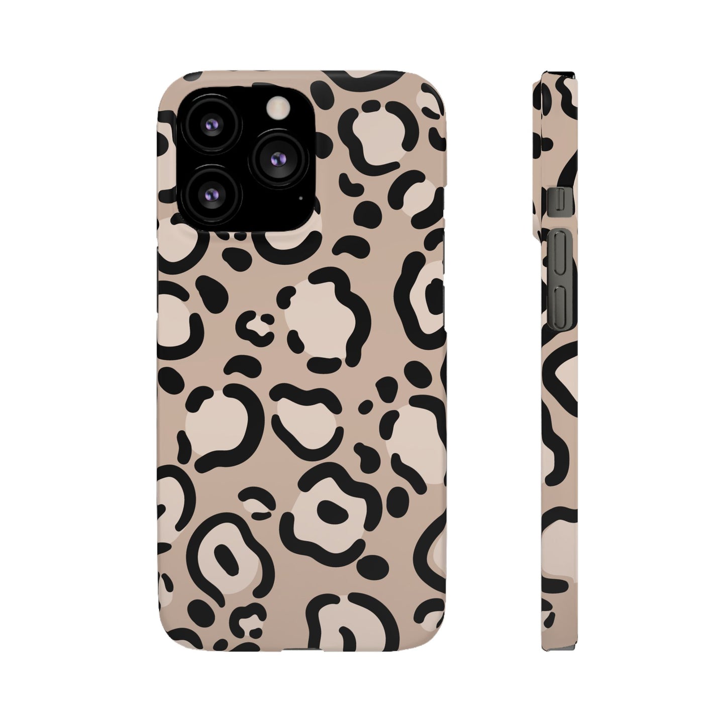 Leopard Print Slim Case — Phone Cover for Apple iPhone, Samsung Galaxy and Google Pixel.