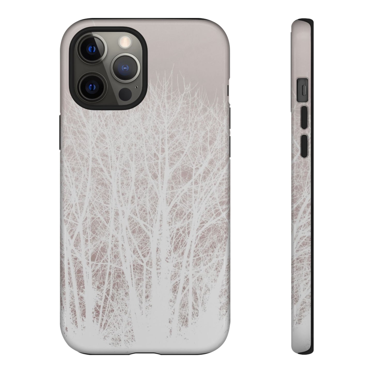 Copy of Night Forest Phone Case — Dark Tree Silhouette Protective Tough Case