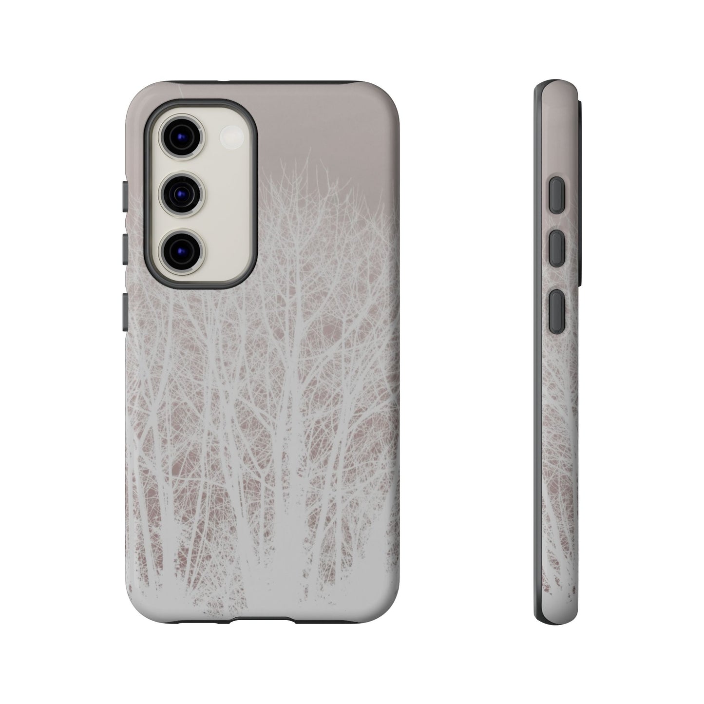 Copy of Night Forest Phone Case — Dark Tree Silhouette Protective Tough Case