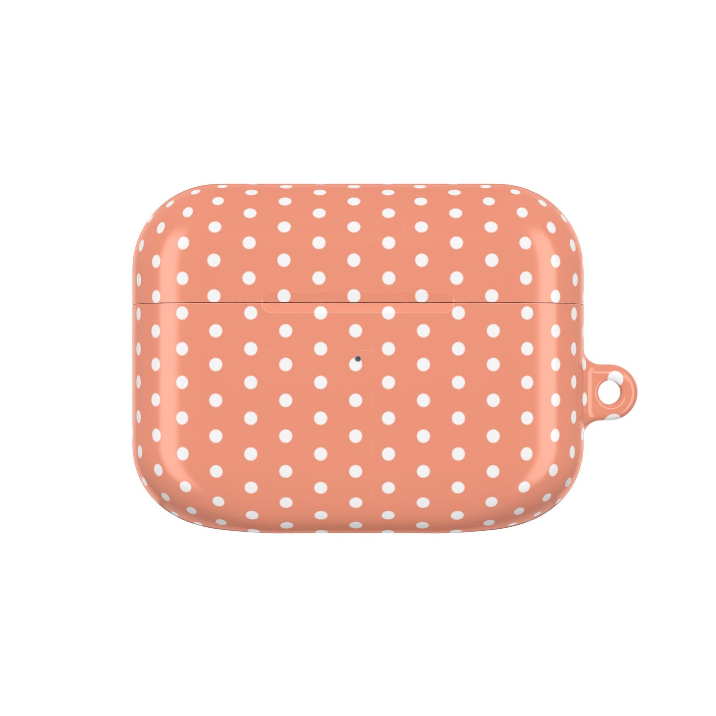 Pastel Red Polka Dot AirPod Case — Classic Pastel Red Polka Dot Protective Cover