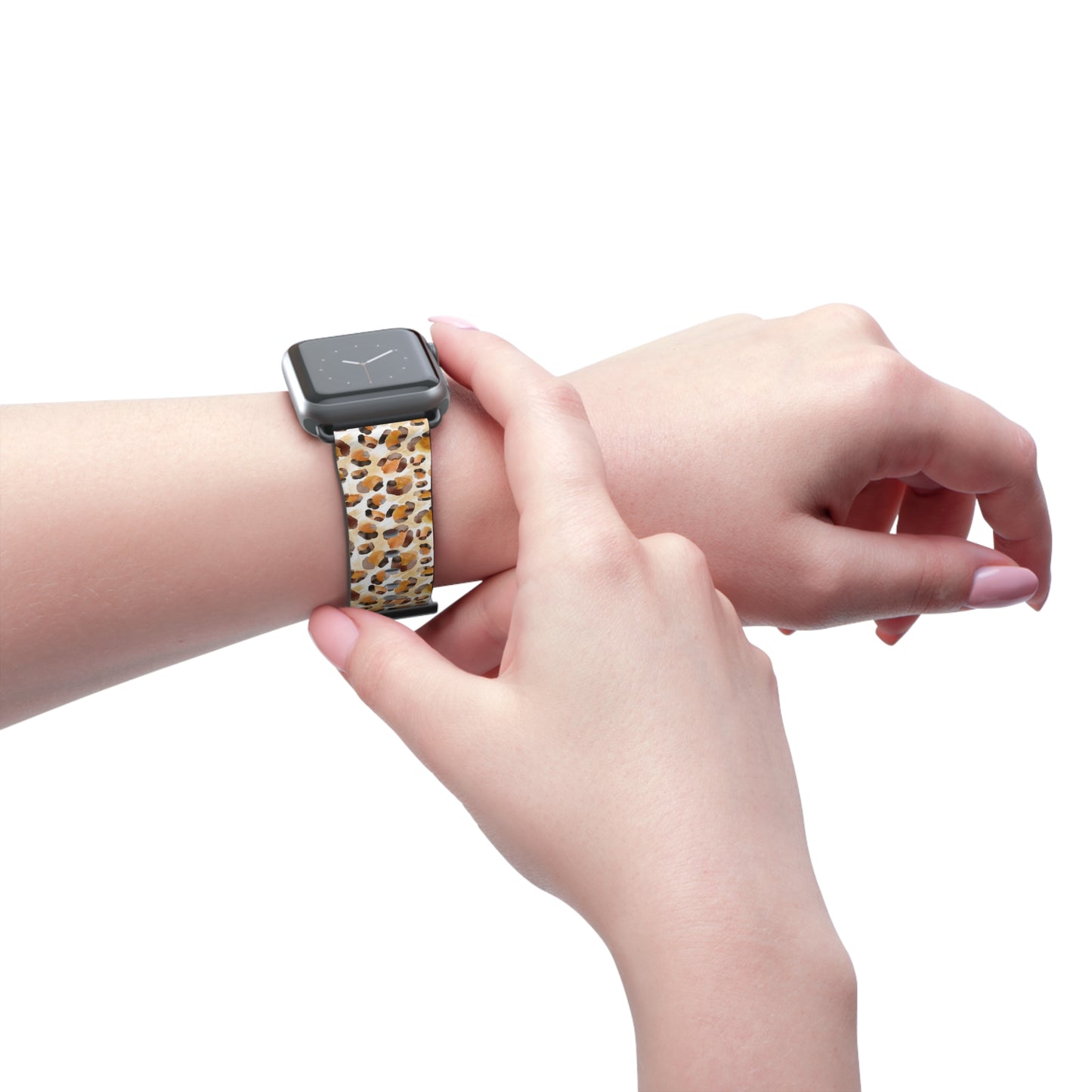 Leopard Print Watch Band — Stylish Animal Print Apple Watch Strap