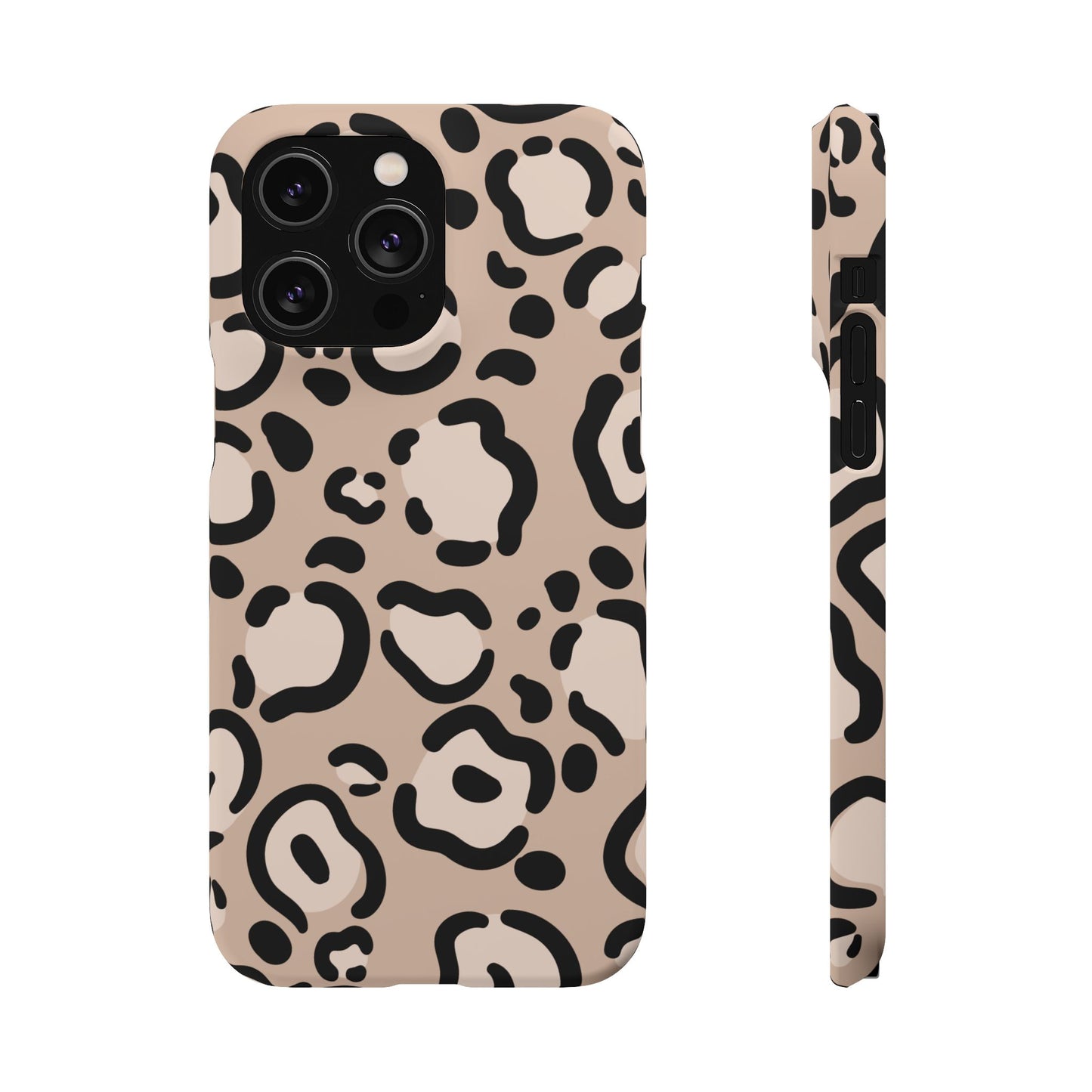 Leopard Print Slim Case — Phone Cover for Apple iPhone, Samsung Galaxy and Google Pixel.