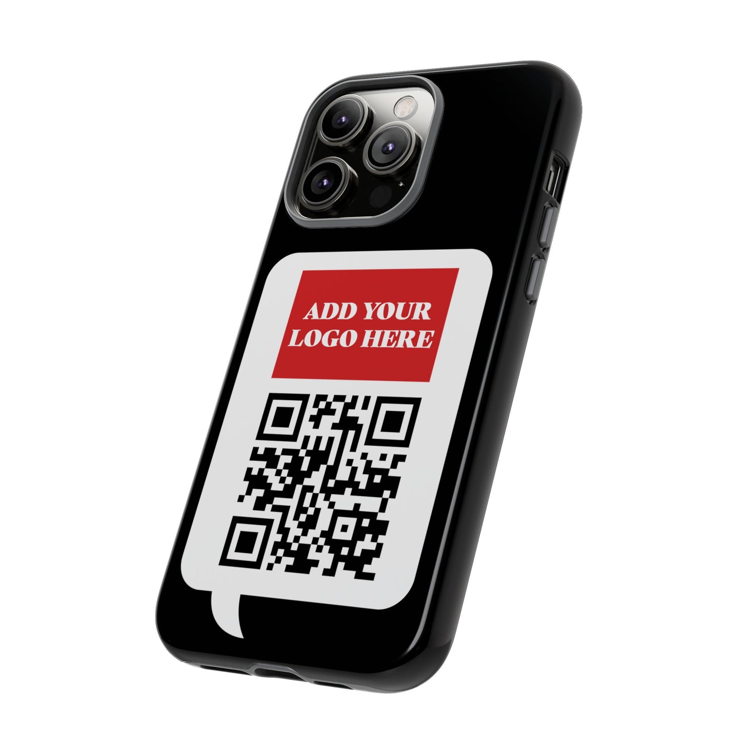 Custom QR Code and Logo Tough Phone Case — Contact Case