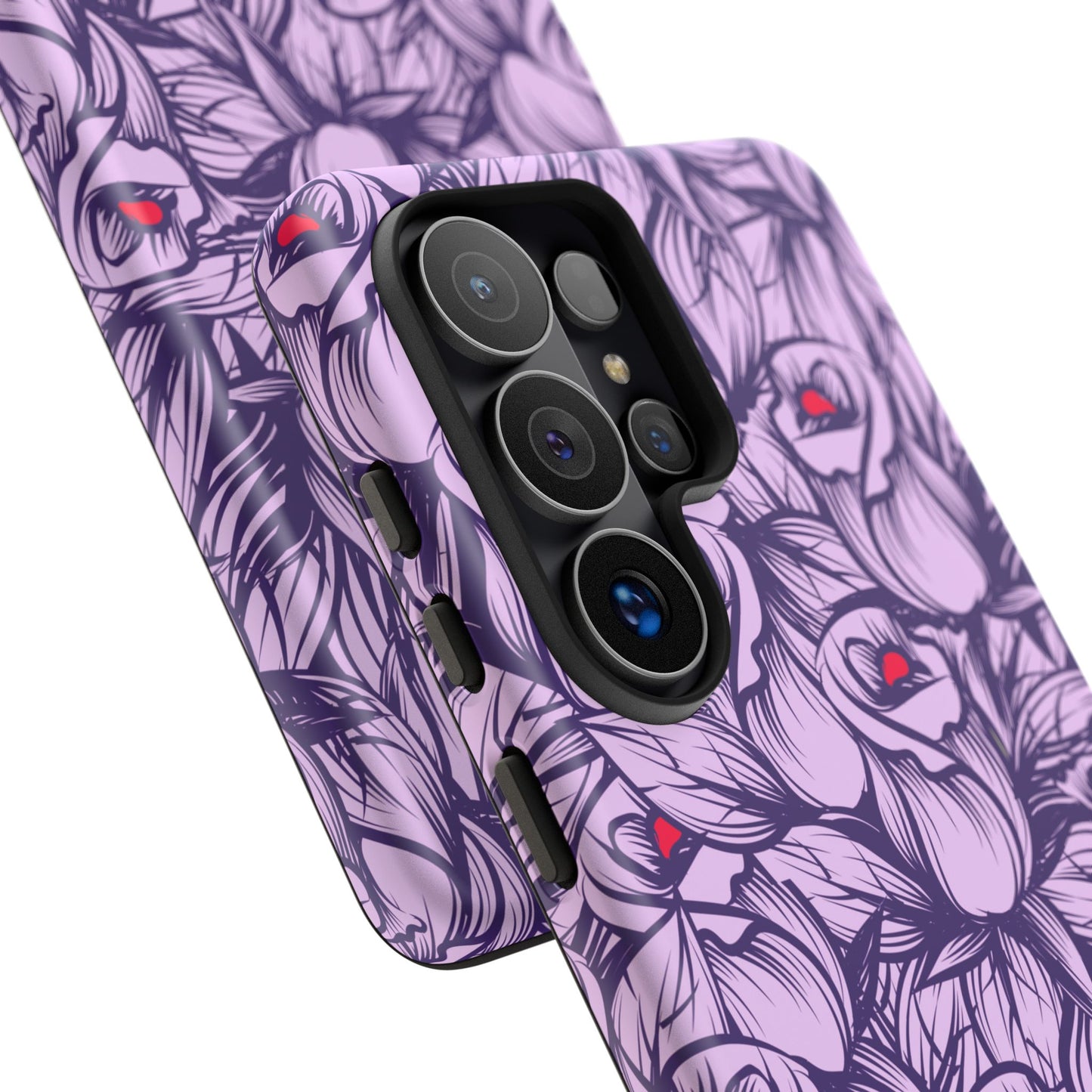 Botanical Floral Purple Rose Phone Case