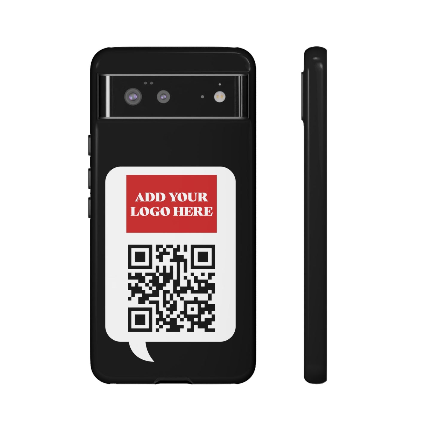 Custom QR Code and Logo Tough Phone Case — Contact Case