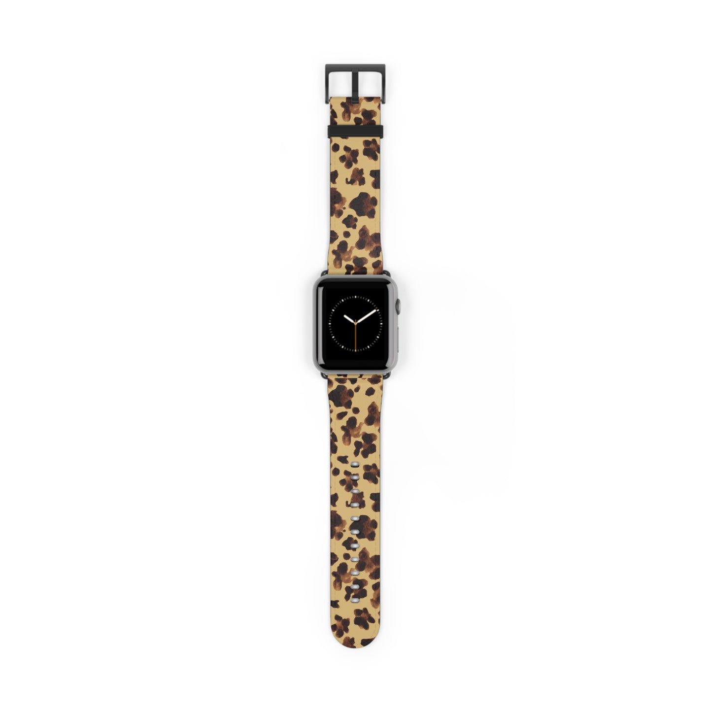 Leopard Print Watch Band — Stylish Animal-Print Replacement Strap