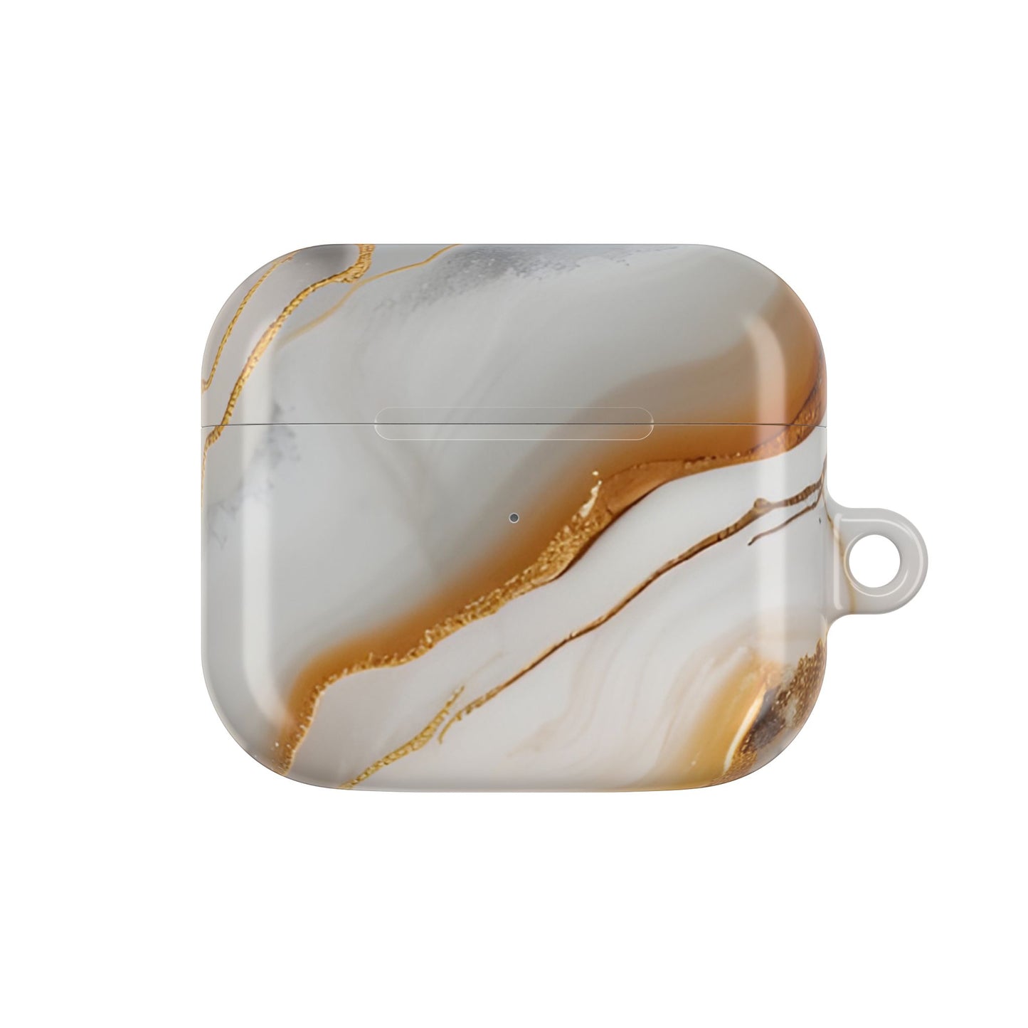 Marble and Gold AirPod Case — Protective Cover