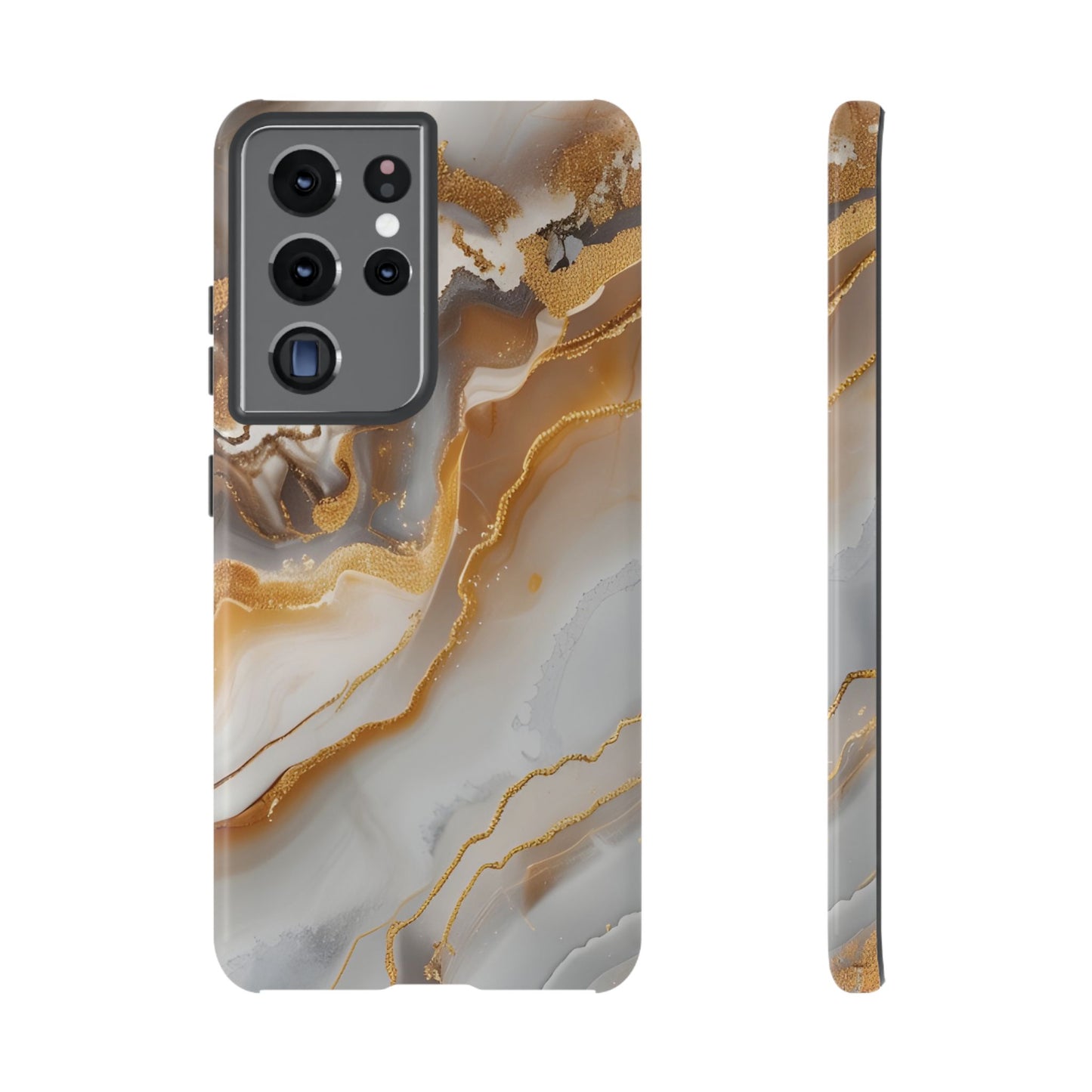 Gold Marble Tough Phone Case