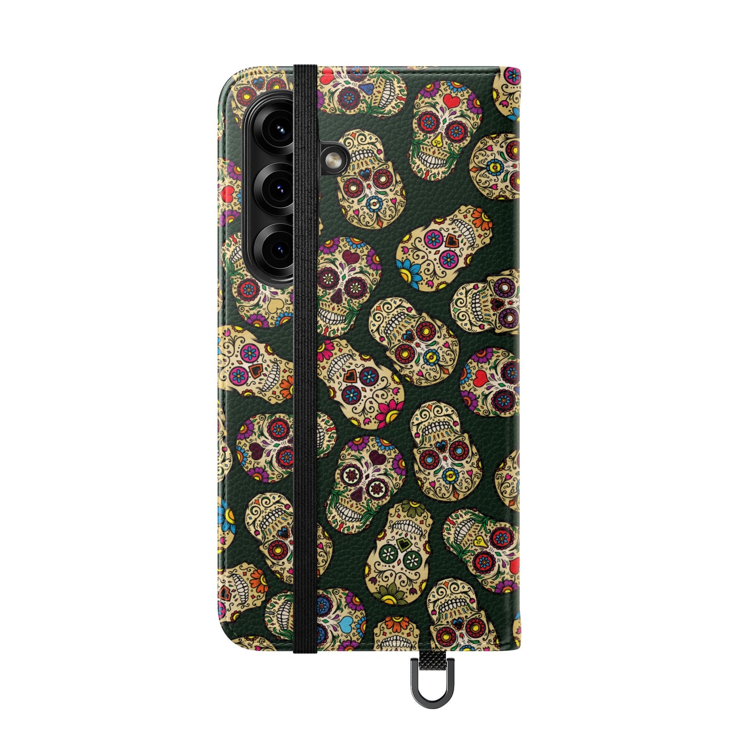 Sugar Skulls Flip Phone Case — Flip Wallet Cover