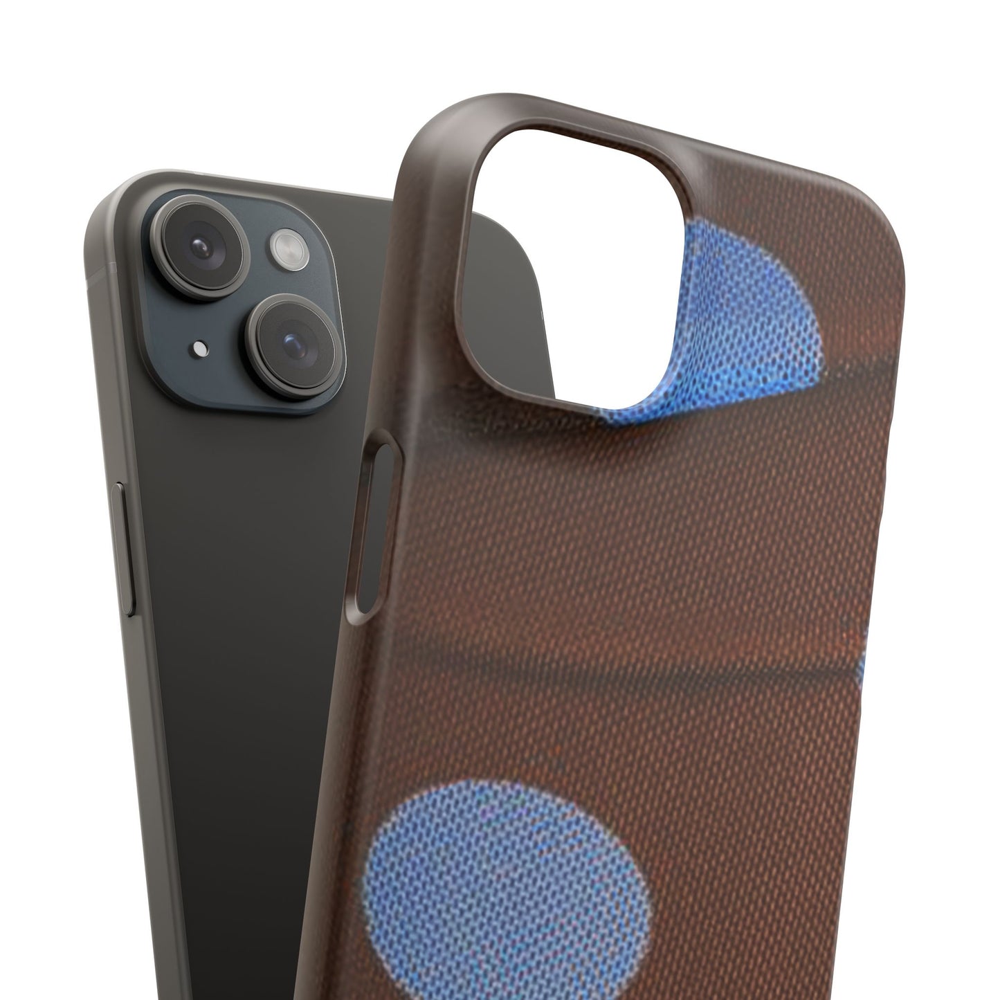 Polka Dot Snap Phone Case for Apple iPhone, Samsung Galaxy and Google Pixel.