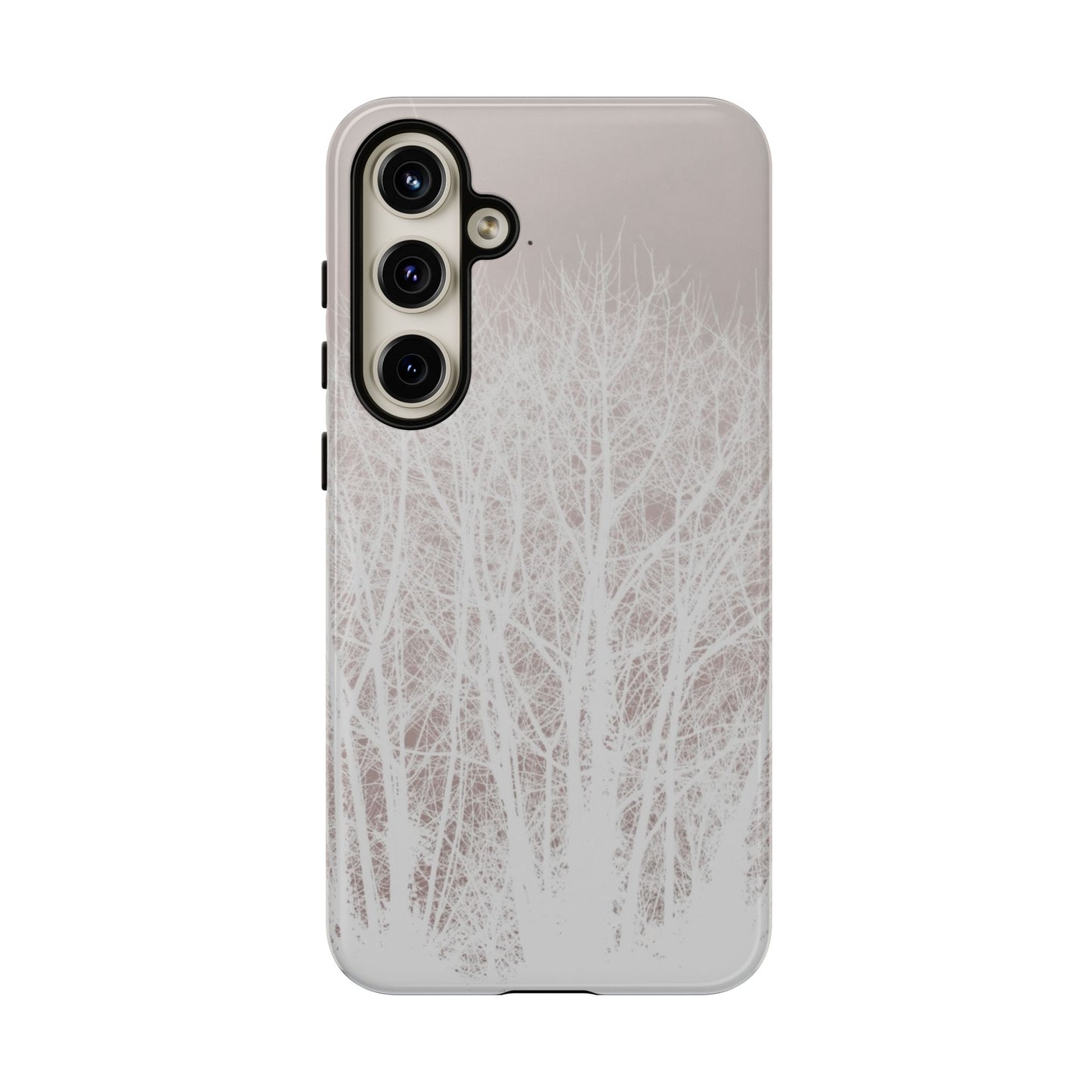 Copy of Night Forest Phone Case — Dark Tree Silhouette Protective Tough Case