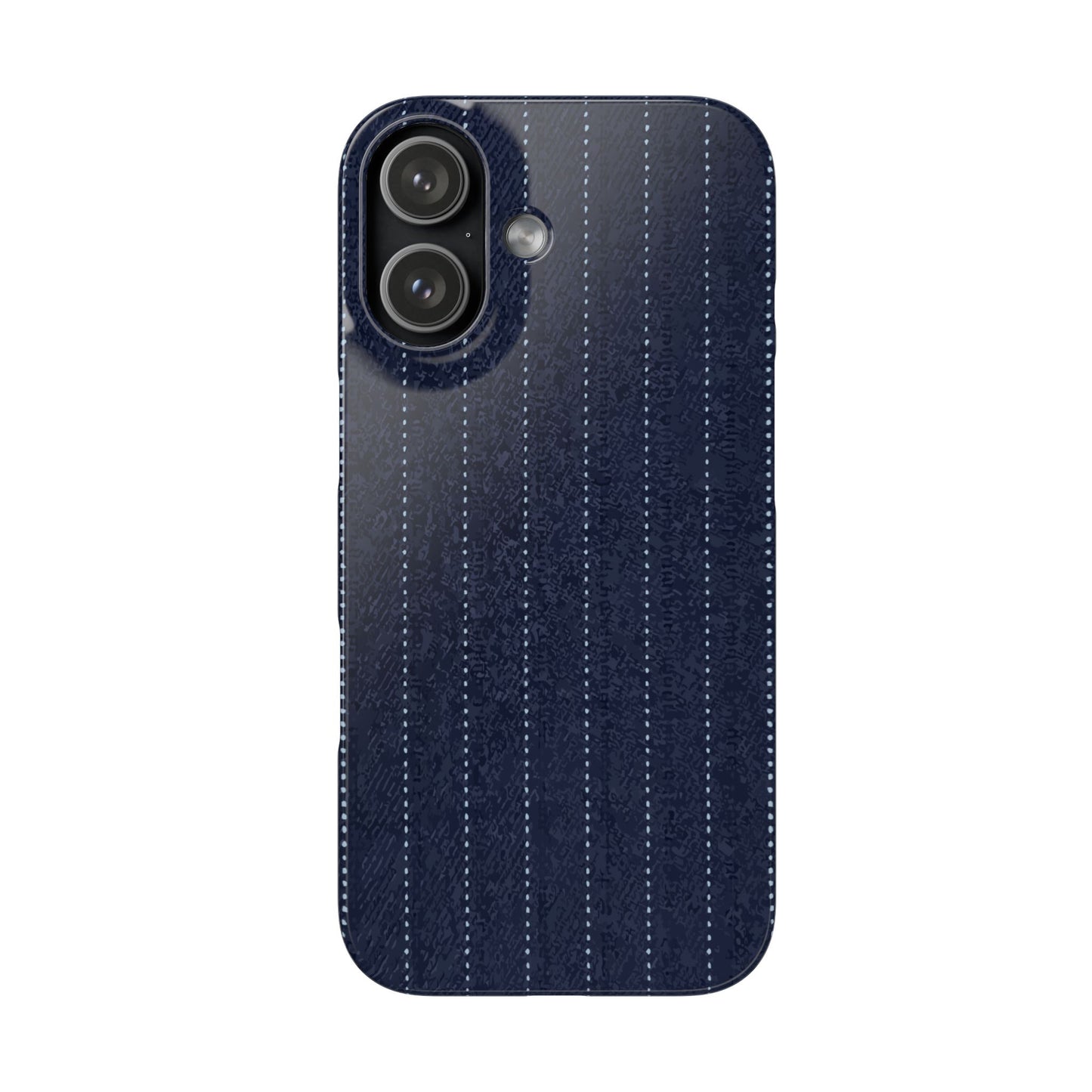 Pinstripe Snap Phone Case — Slim Protective iPhone Cover