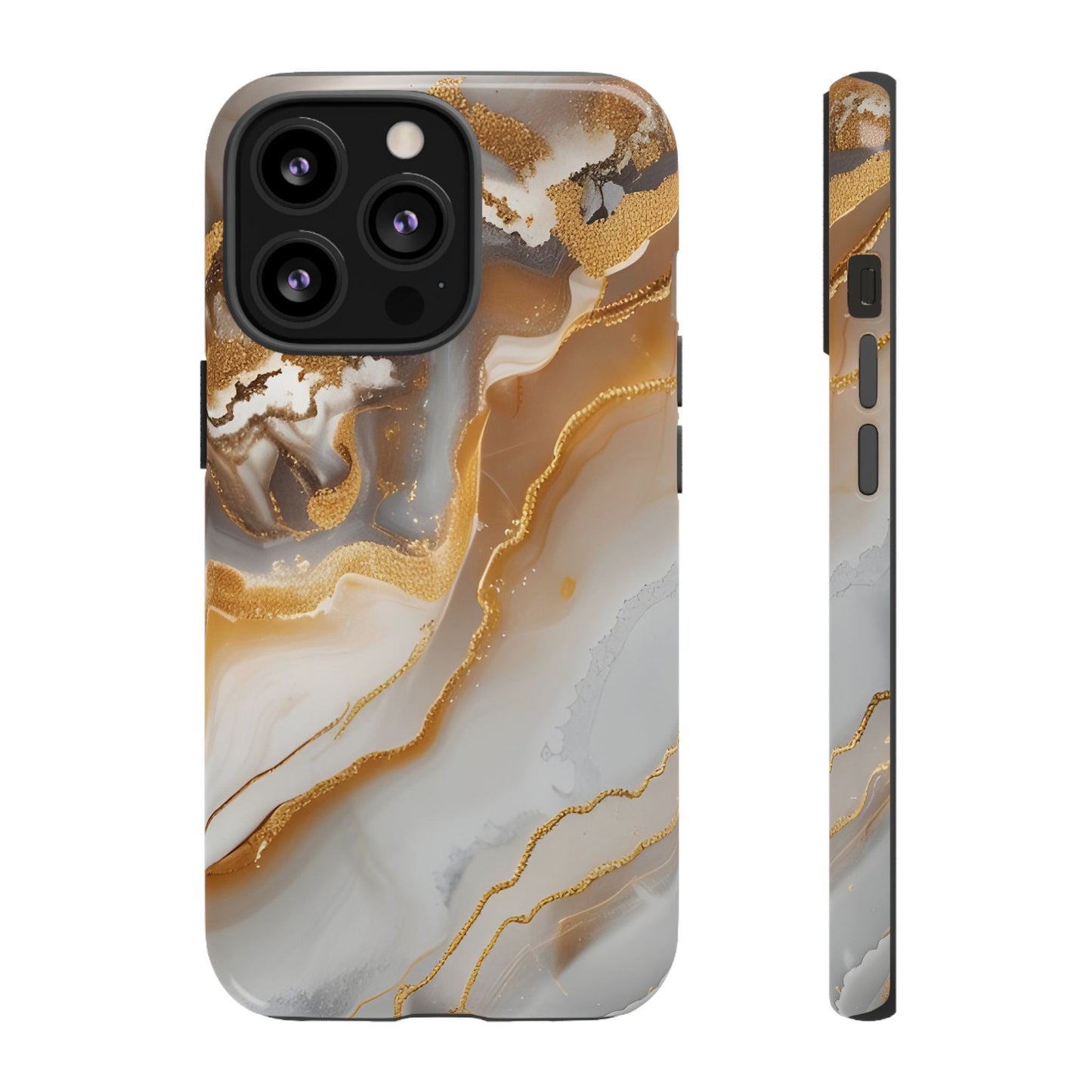 Gold Marble Tough Phone Case