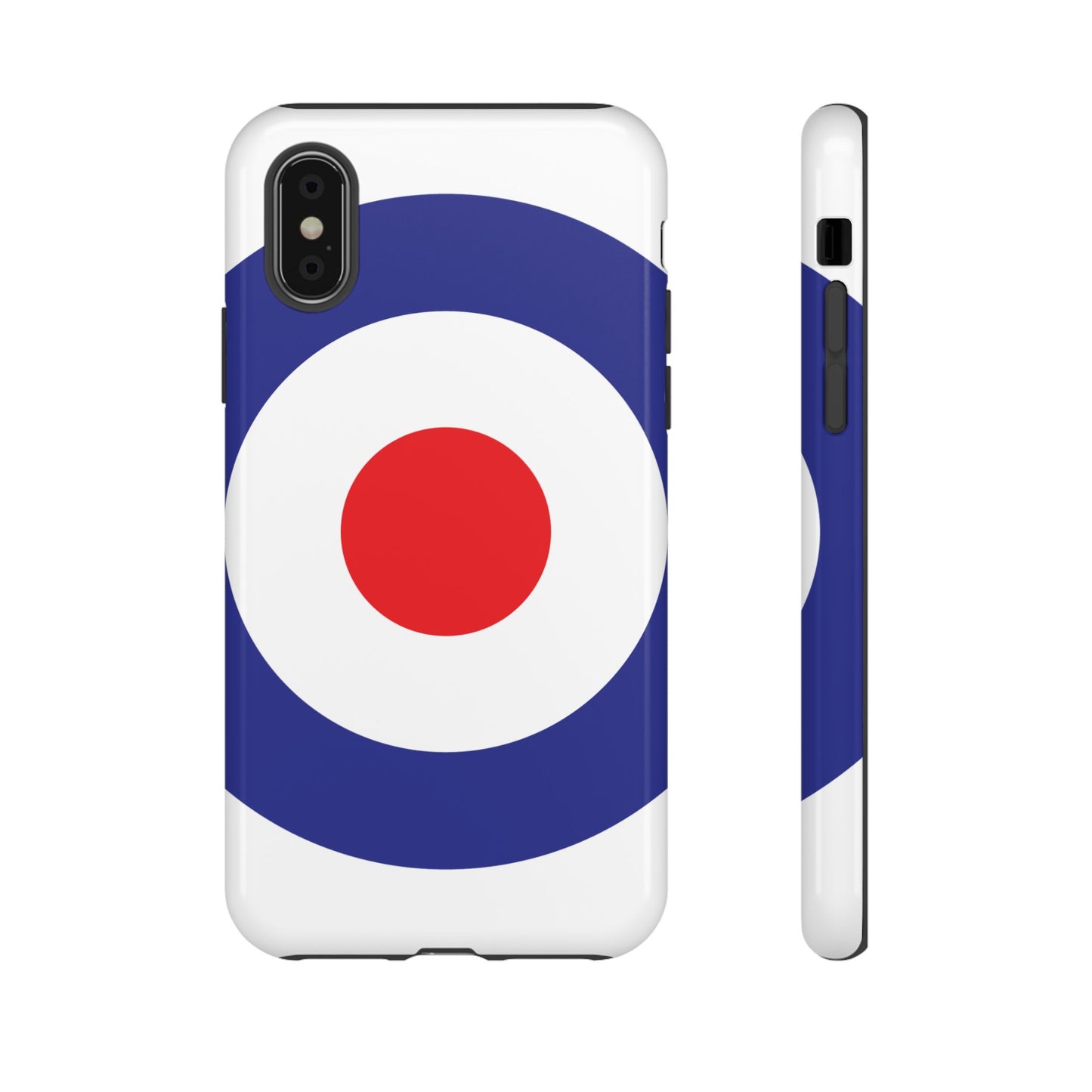 Retro Target Mod Roundel Tough Phone Case for Apple iPhone, Samsung Galaxy and Google Pixel.