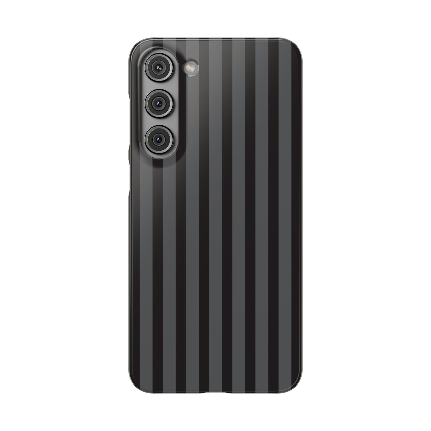 Black Vertical Stripe Snap Phone Case – Slim Protective Cover