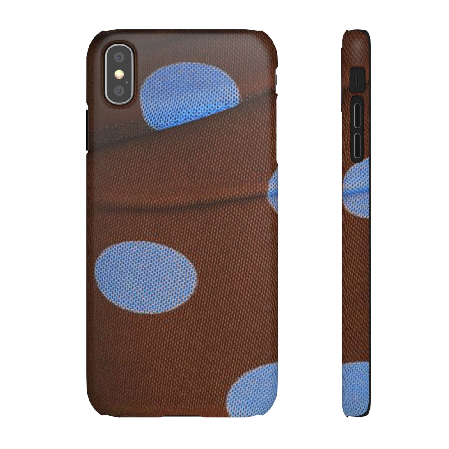 Polka Dot Snap Phone Case for Apple iPhone, Samsung Galaxy and Google Pixel.
