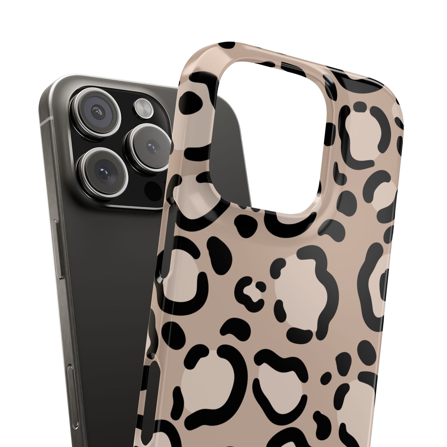 Leopard Print Slim Case — Phone Cover for Apple iPhone, Samsung Galaxy and Google Pixel.