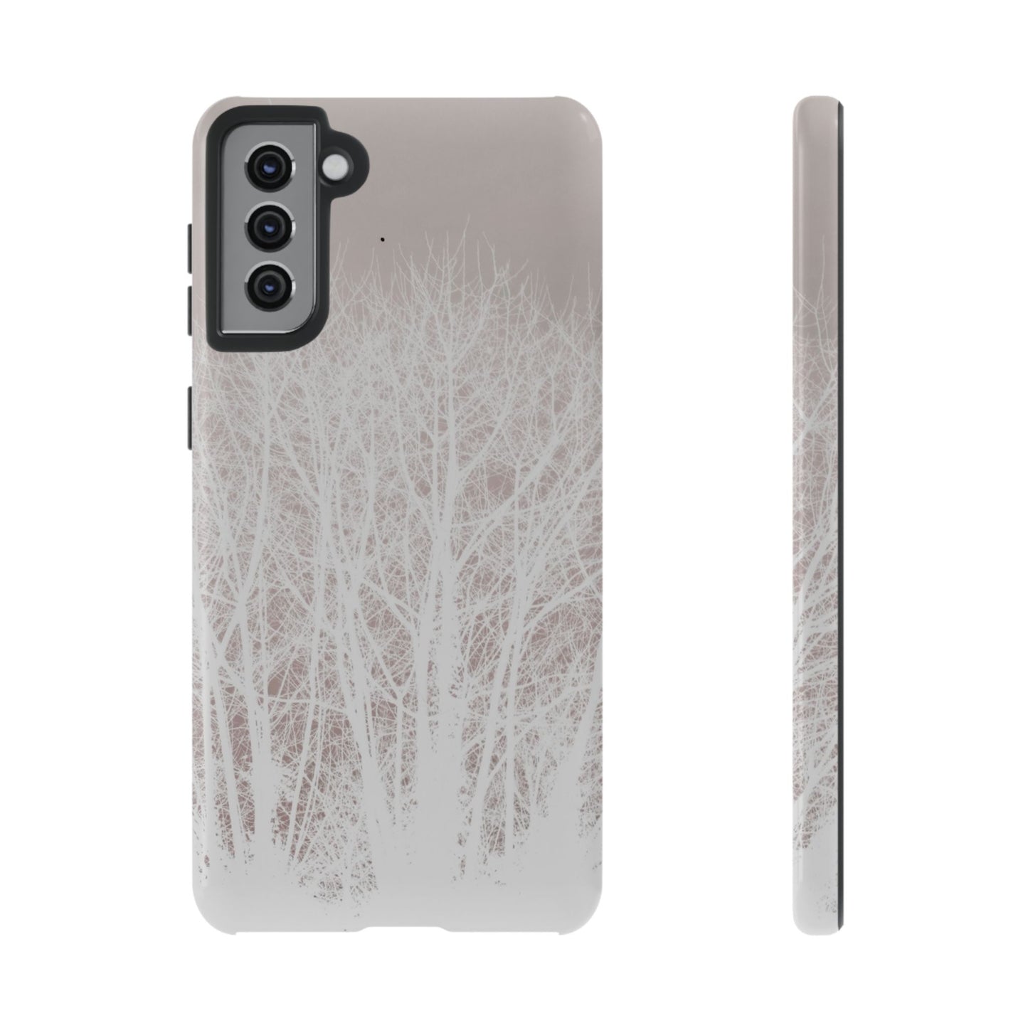 Copy of Night Forest Phone Case — Dark Tree Silhouette Protective Tough Case