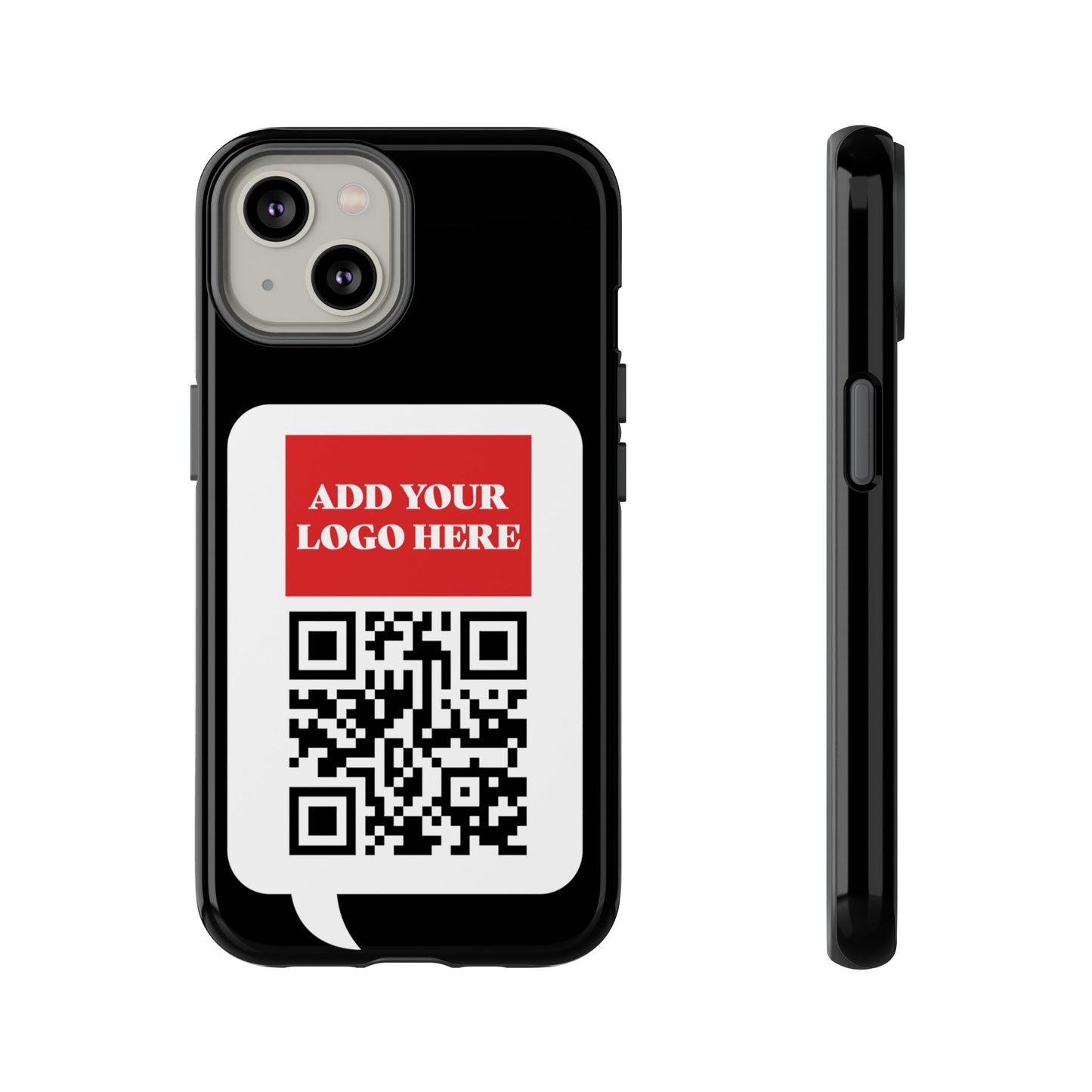 Custom QR Code and Logo Tough Phone Case — Contact Case