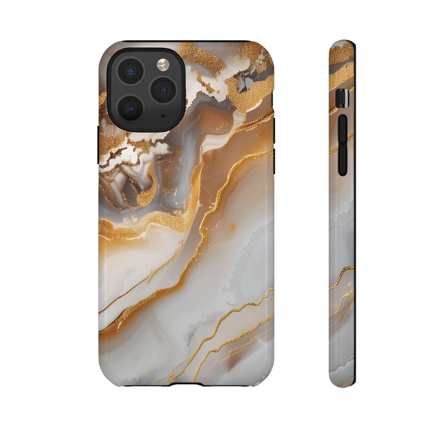 Gold Marble Tough Phone Case