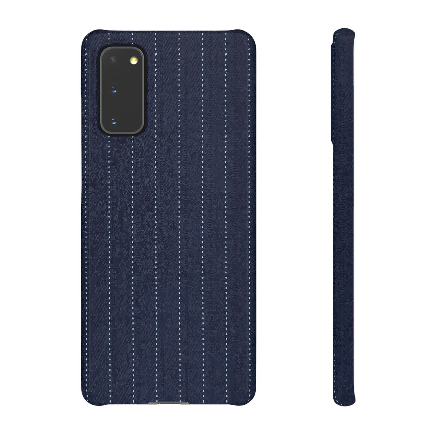 Pinstripe Snap Phone Case — Slim Protective iPhone Cover